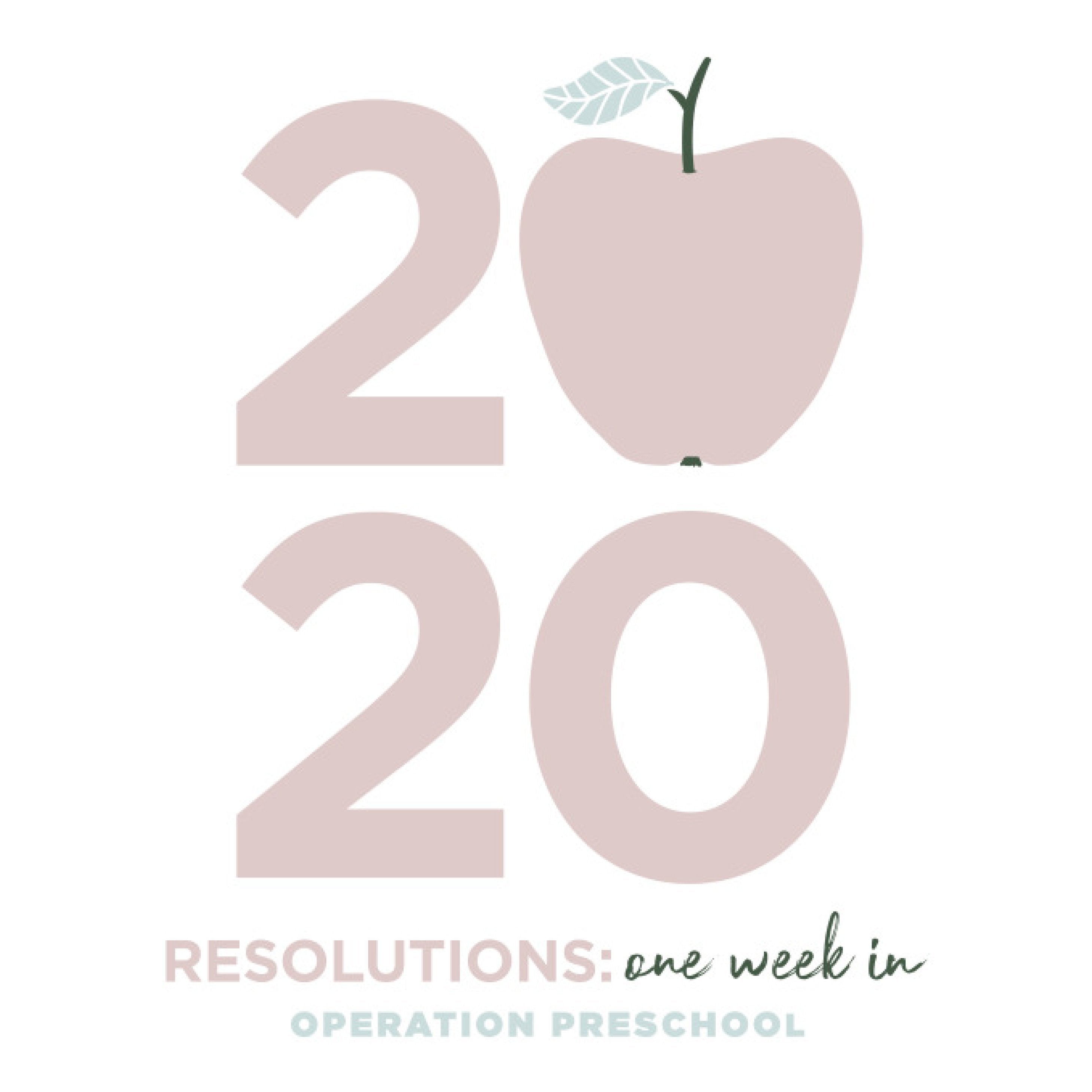 RESOLUTIONS: ONE WEEK IN