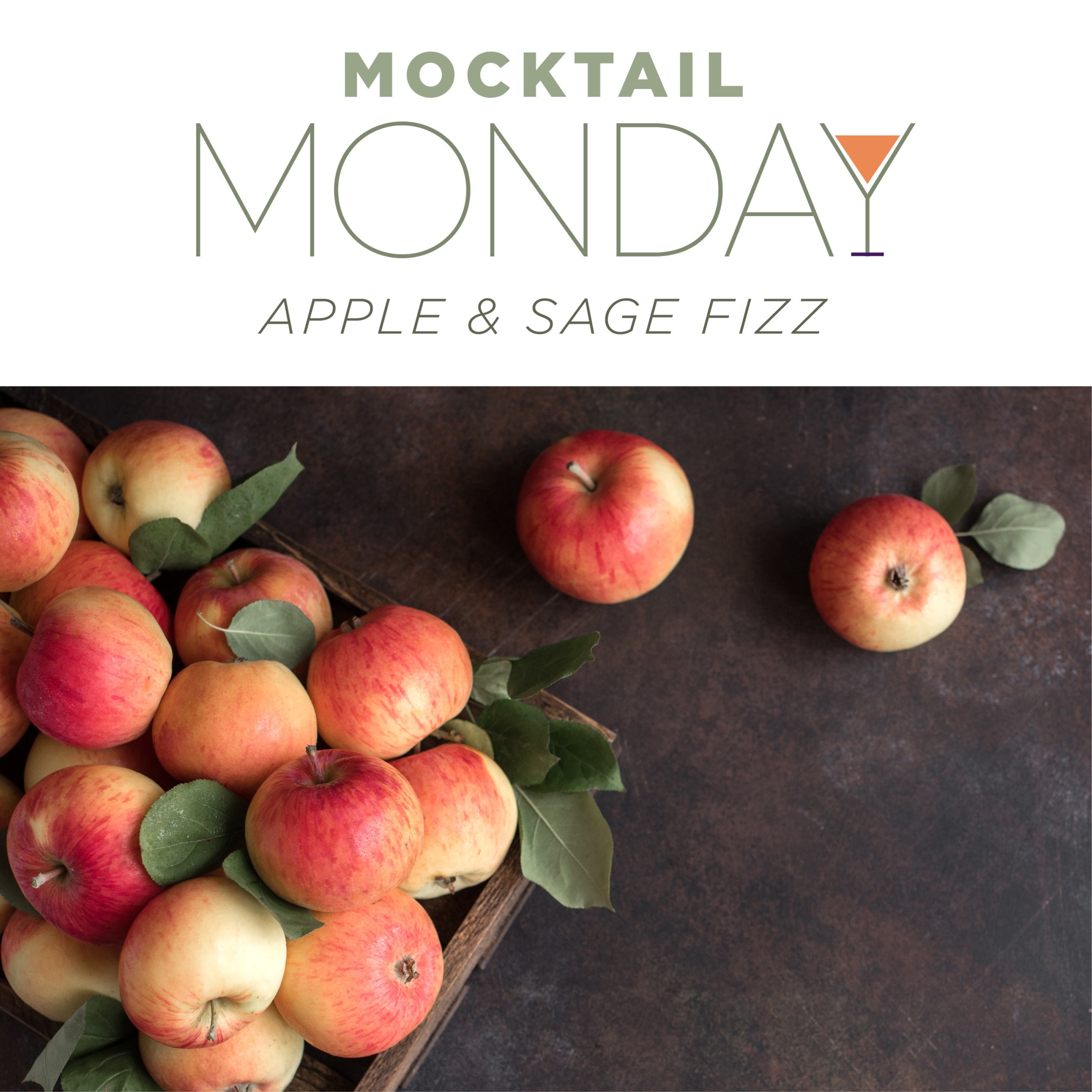3 Apple & Sage Fizz Mocktail Recipes for the Holidays