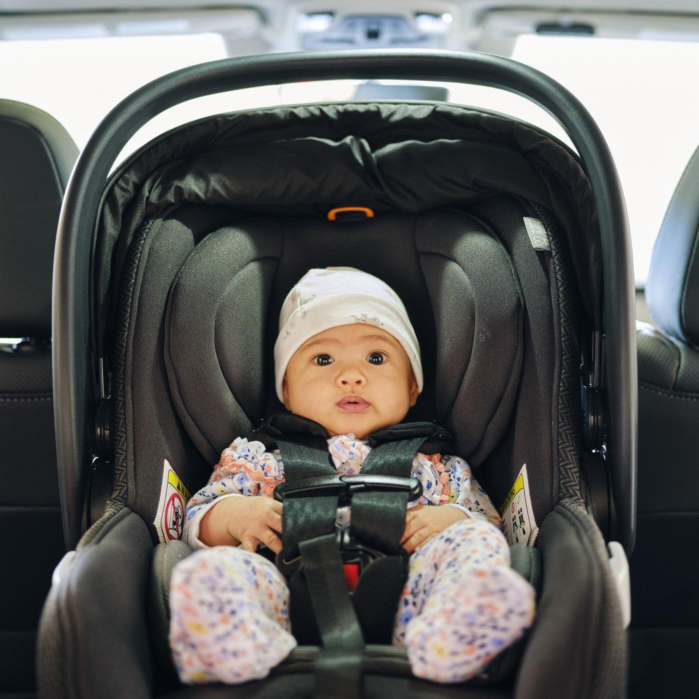 baby in a car seat