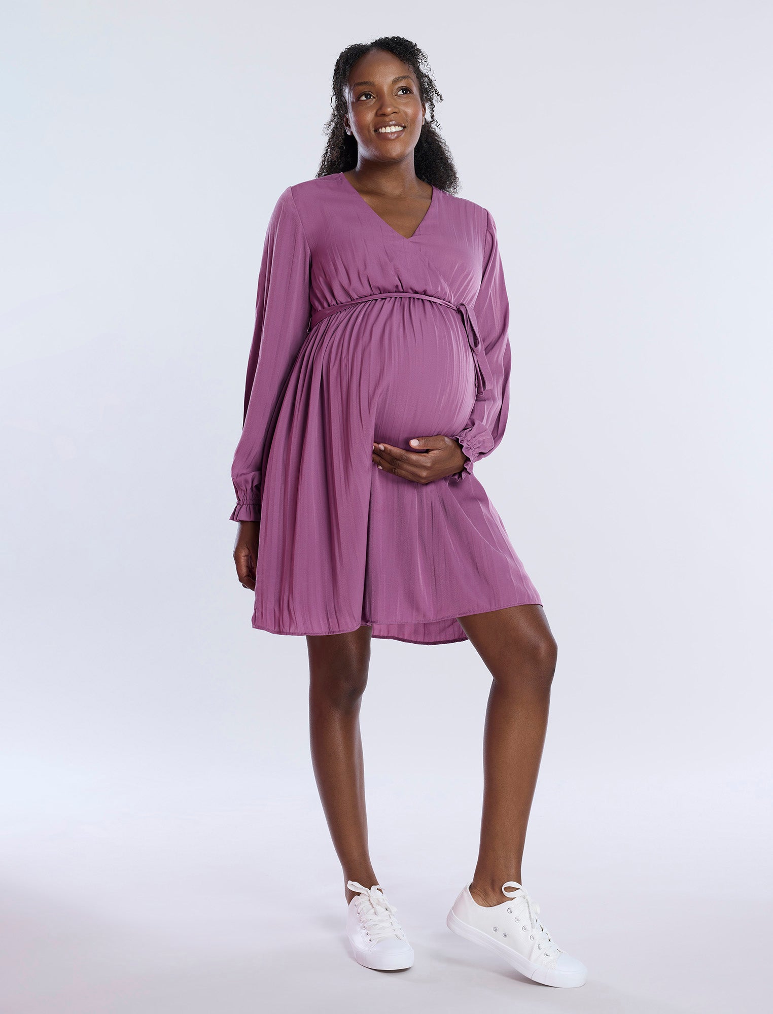 Woven Wrap Mini Dress Woven Wrap Mini Dress