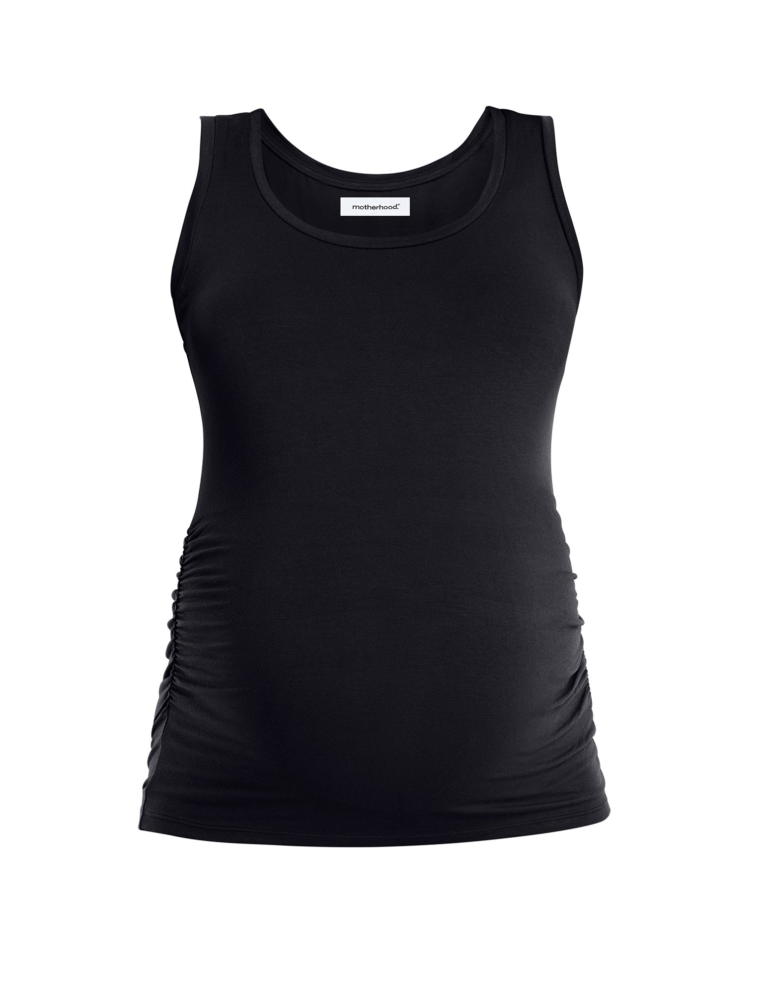 Side Ruched Maternity Tank Top