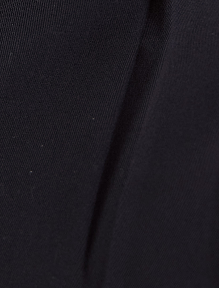 Close-up of black fabric texture