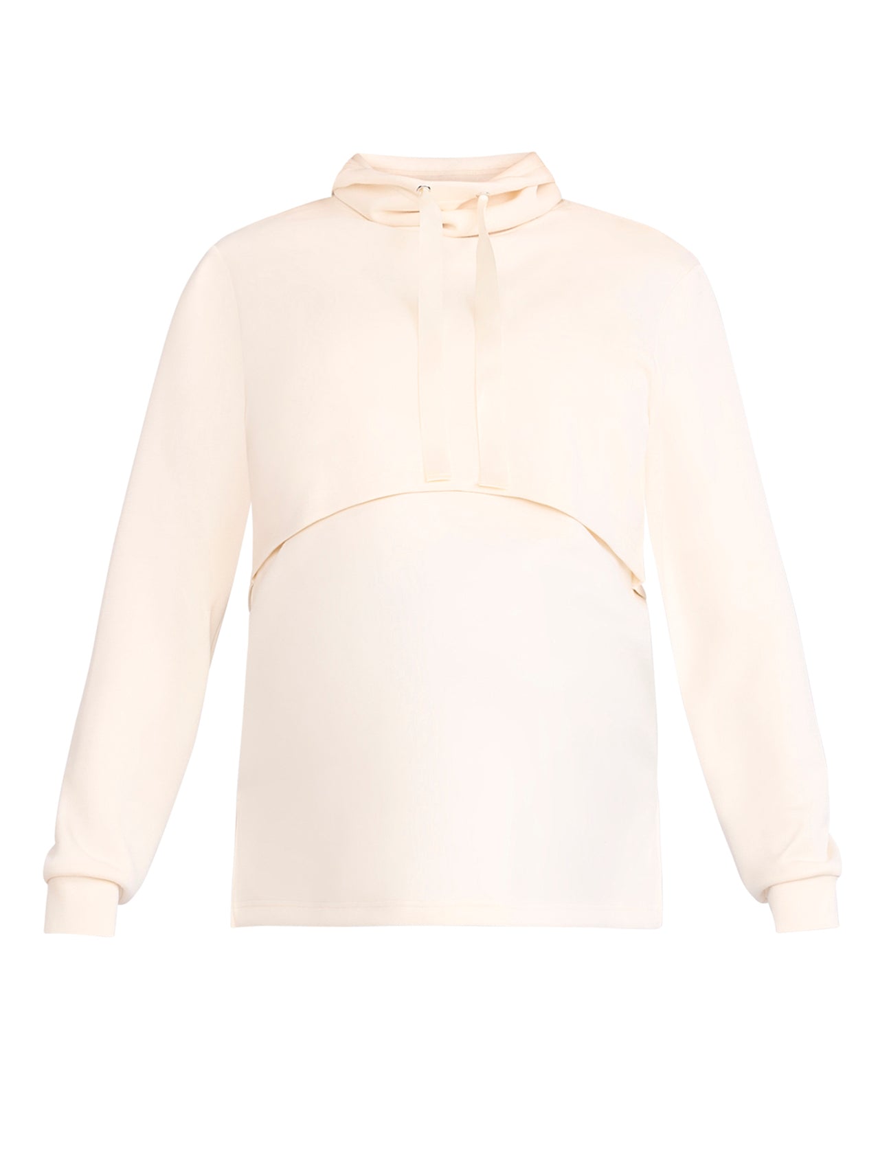 Funnel Neck Nursing Sweatshirt