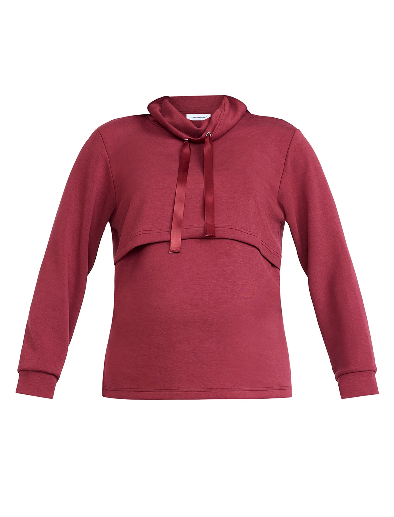 Funnel Neck Nursing Sweatshirt