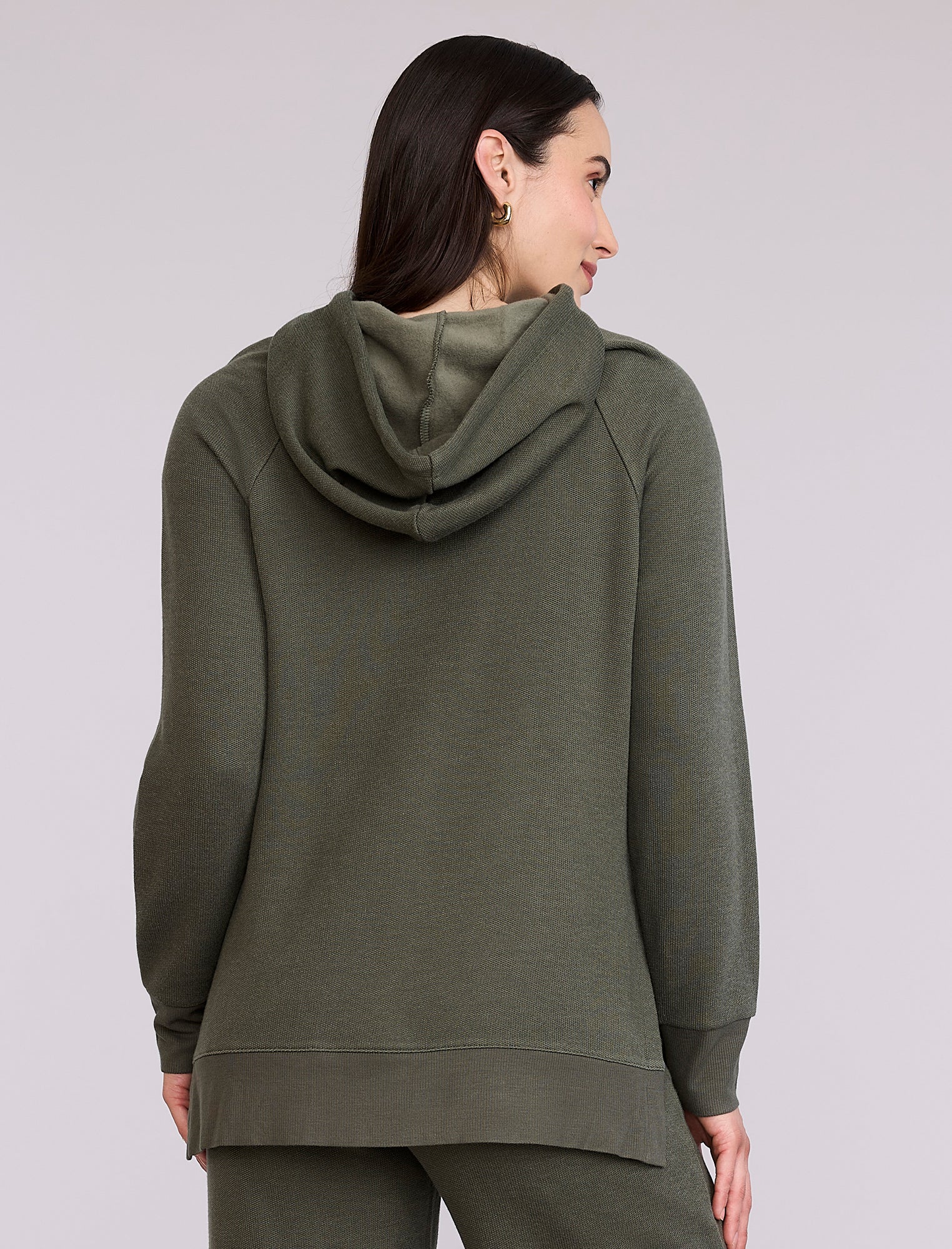 Maternity Tunic Hoodie with Side Slits