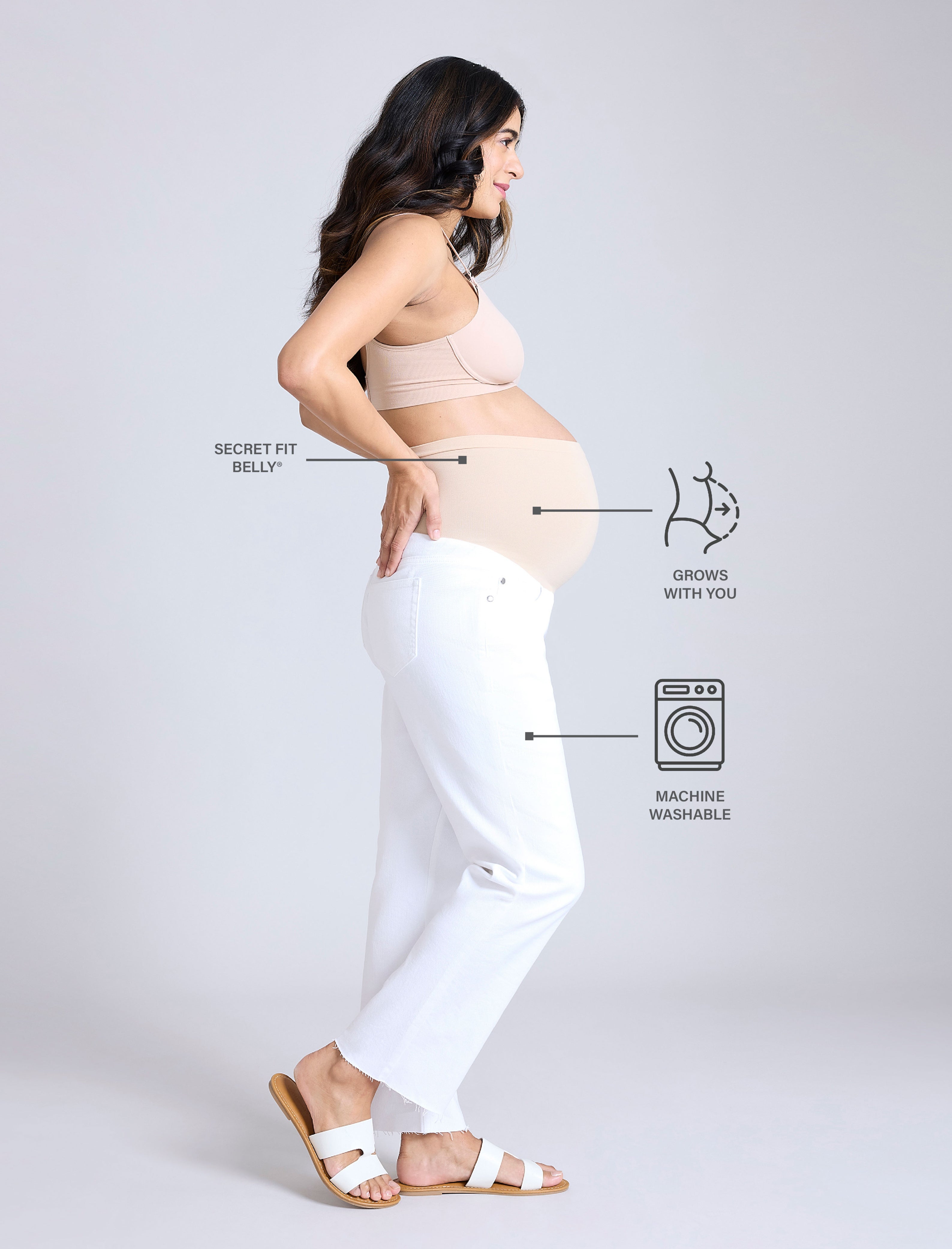 Secret Fit Belly® Slim Straight Leg Jean