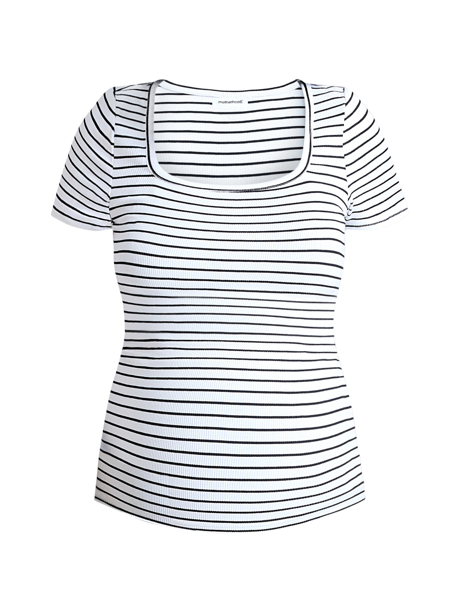 Square Neck Short Sleeve Top