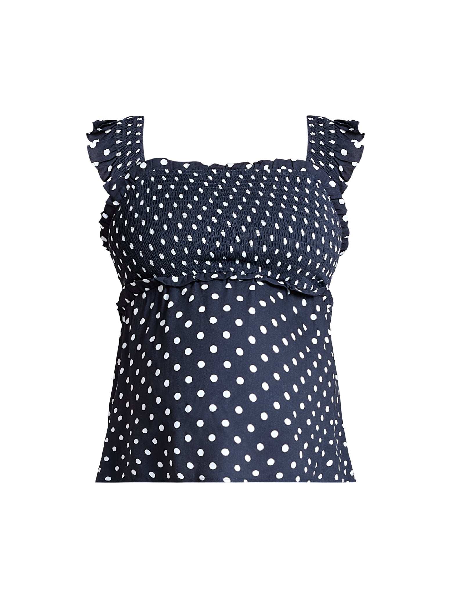 Ruffle Back Detail Top