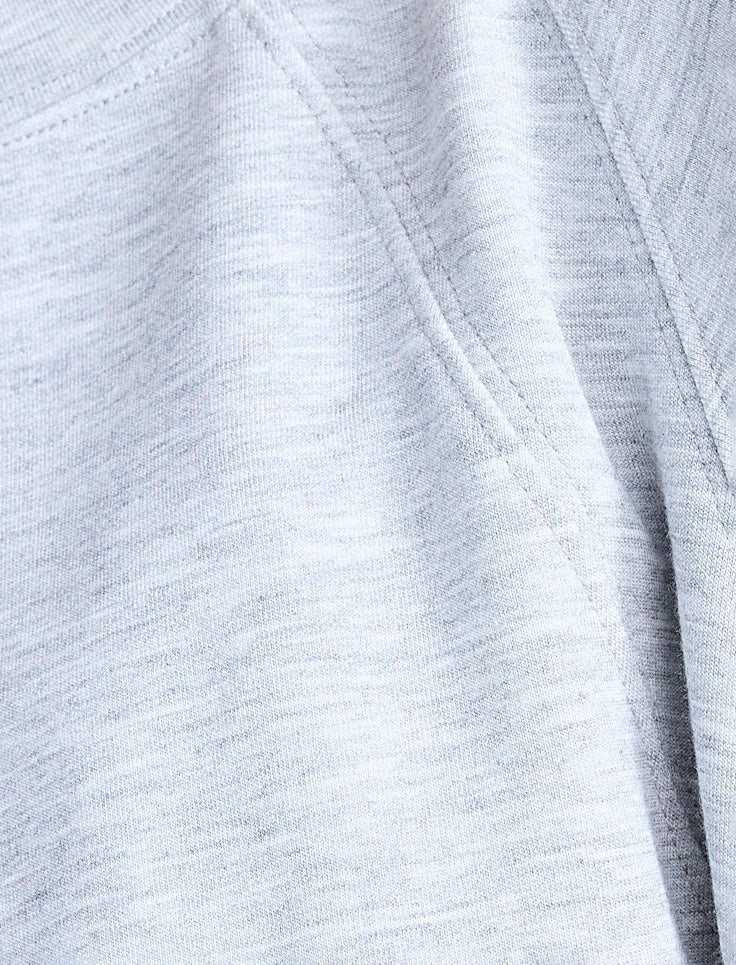 Long Sleeve Raglan With Side Slits