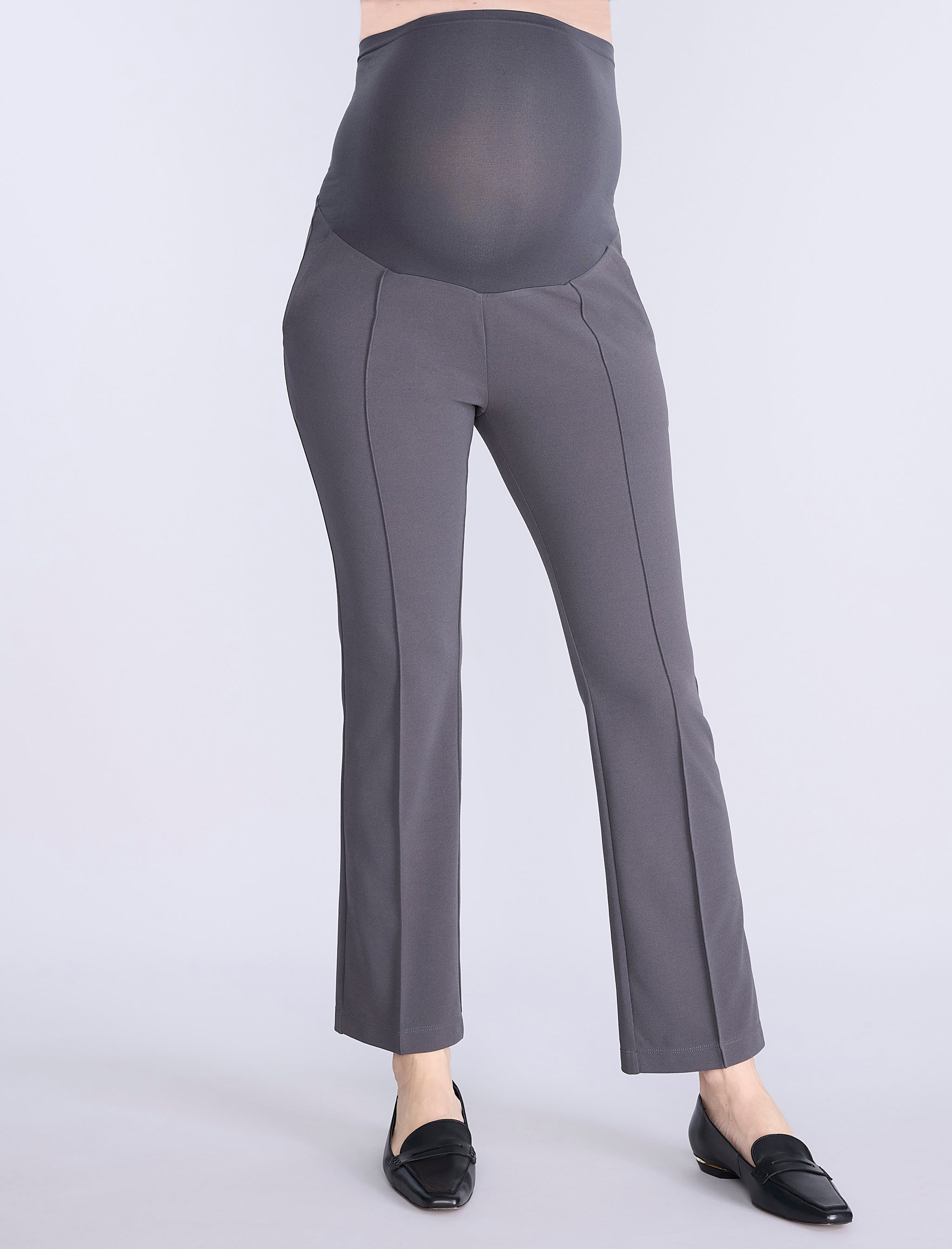 Grey Secret Fit Belly® Modern Work Pant