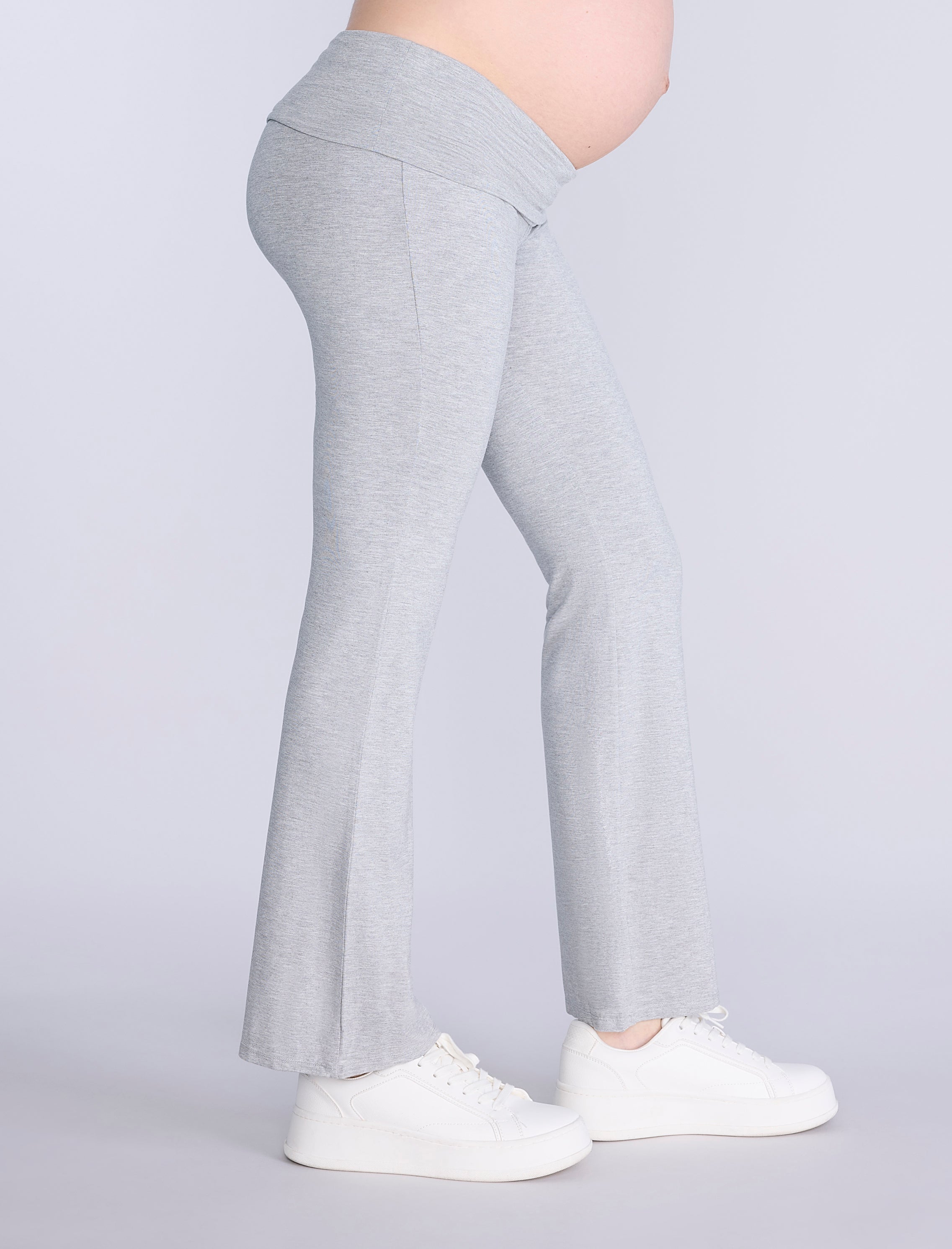 Roll Over Waist Flare Legging
