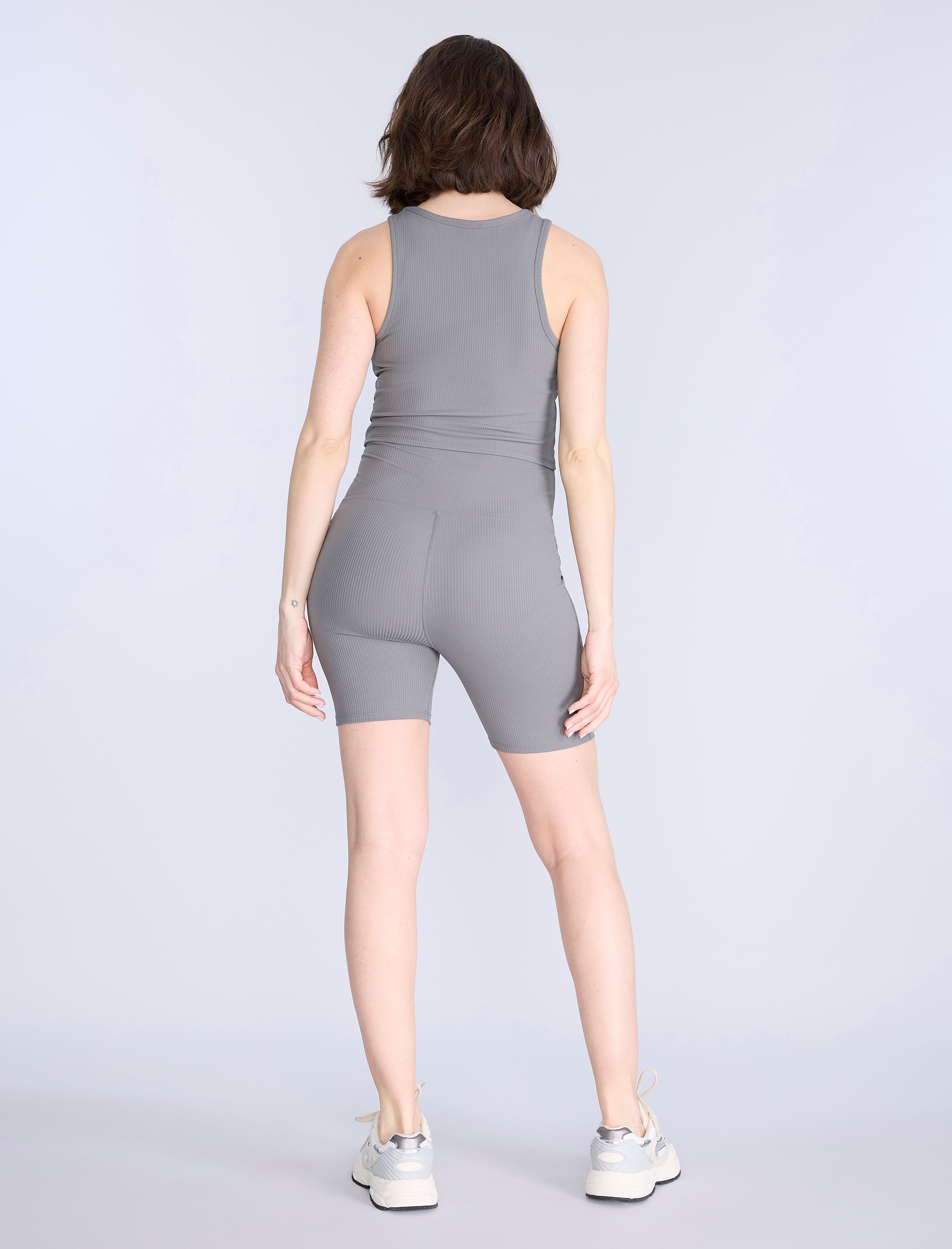 Cropped Racer Back Active Tank