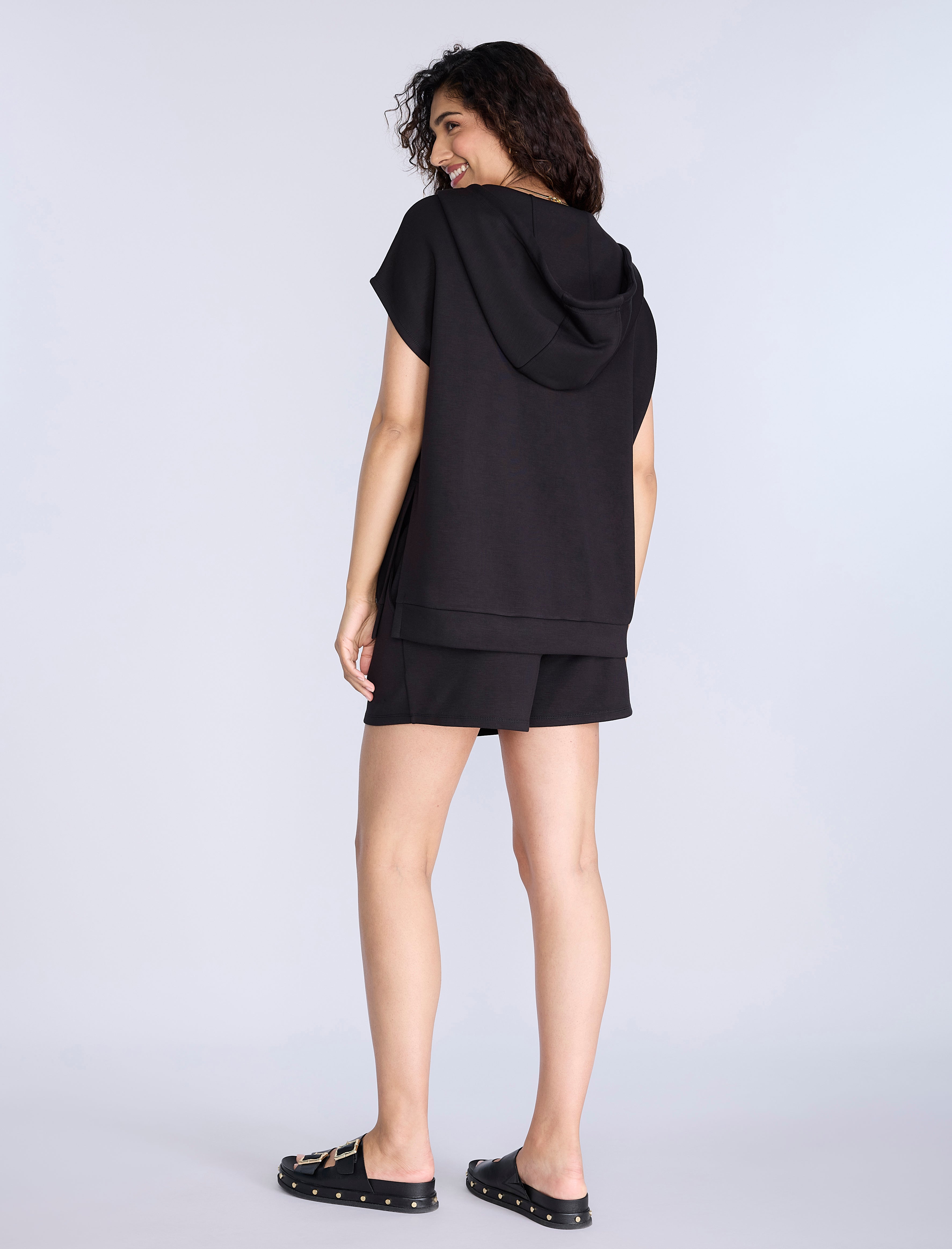 Hooded Short Sleeve Hoodie