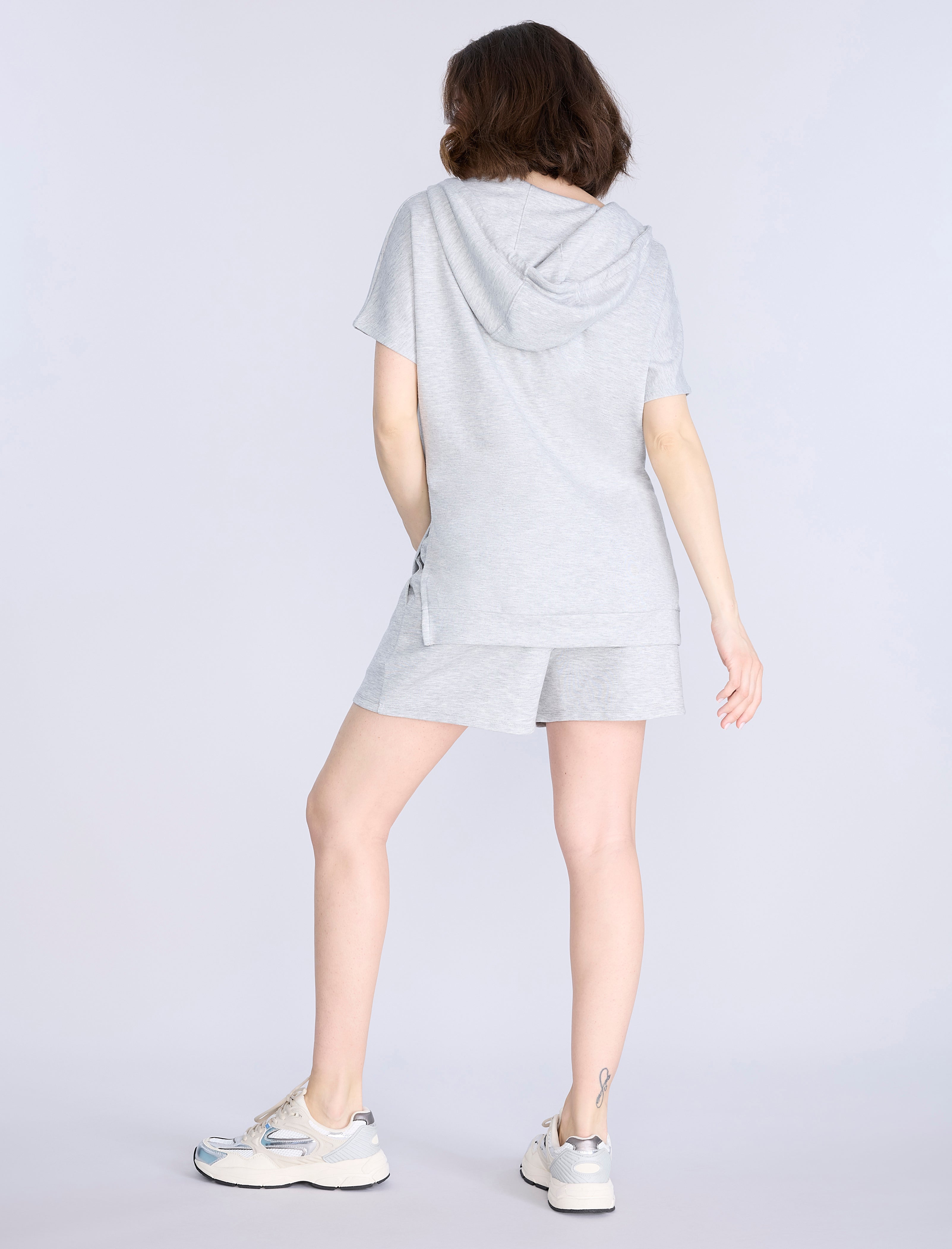 Hooded Short Sleeve Hoodie