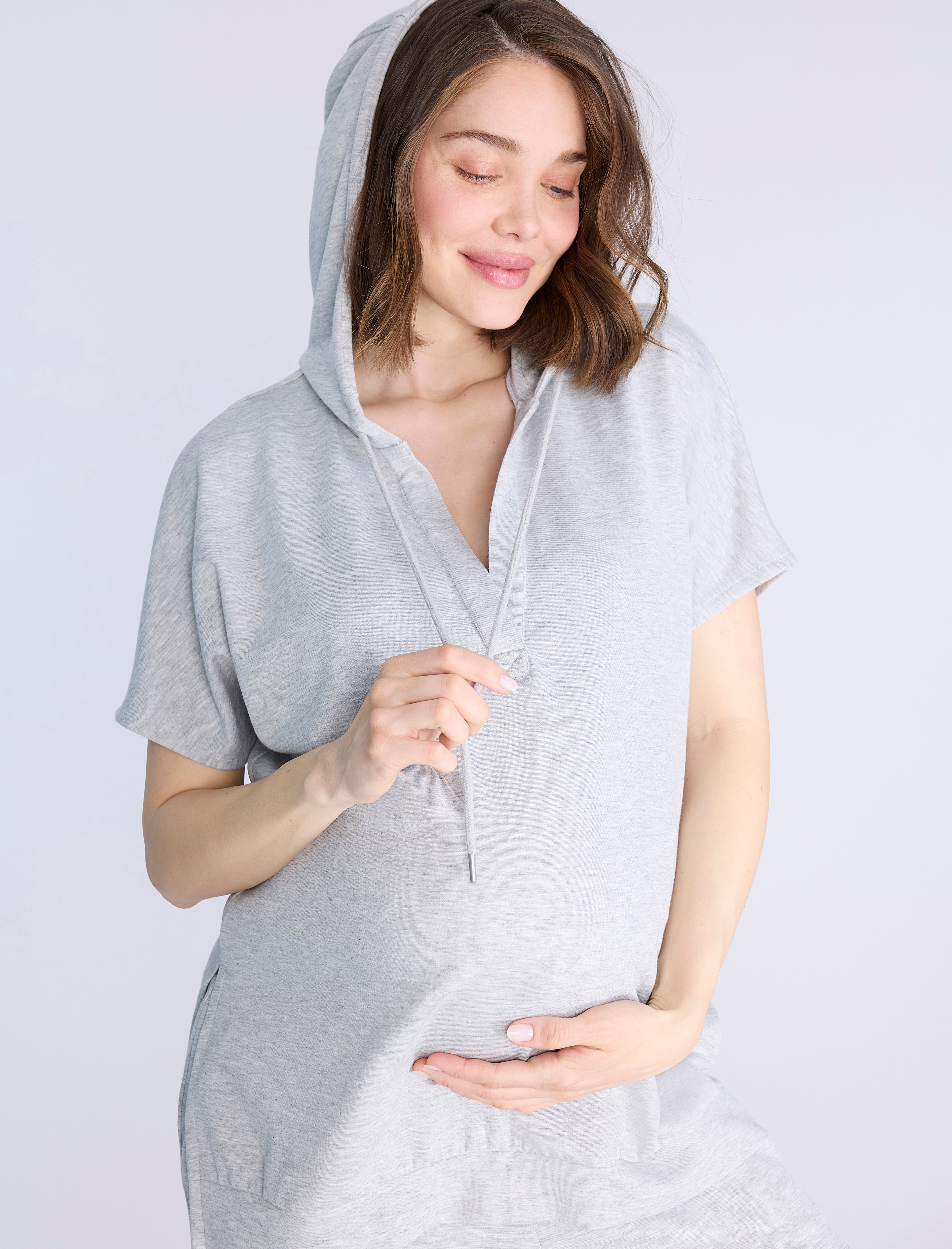 Hooded Short Sleeve Hoodie