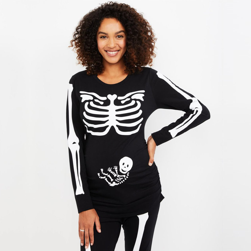 Maternity skeleton leggings hot sale