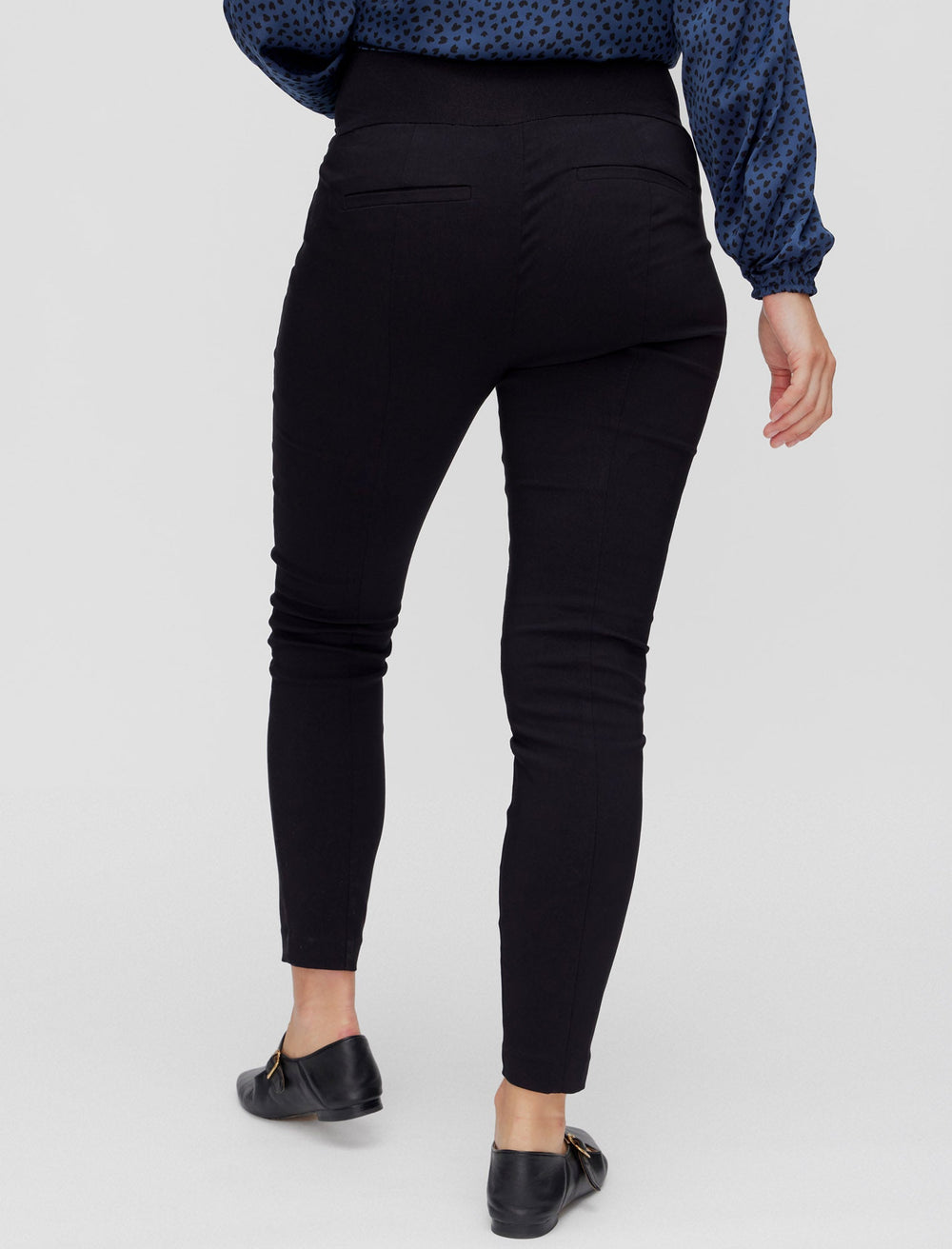 The Maia Secret Fit Belly Skinny Ankle Maternity Pants - Navy, Size: X  Small