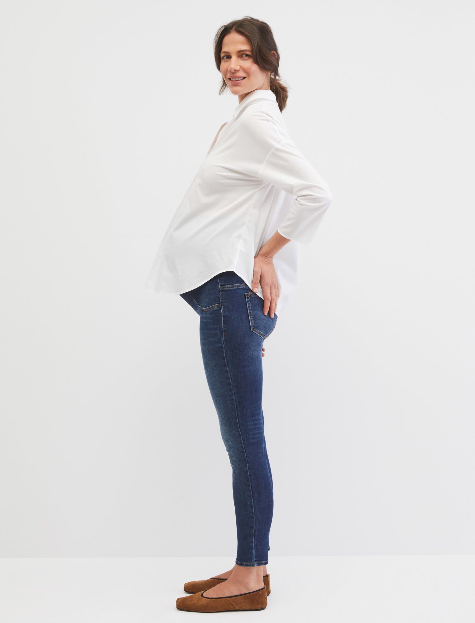 Sustainable Secret Fit Belly® Skinny Leg Maternity Jeans