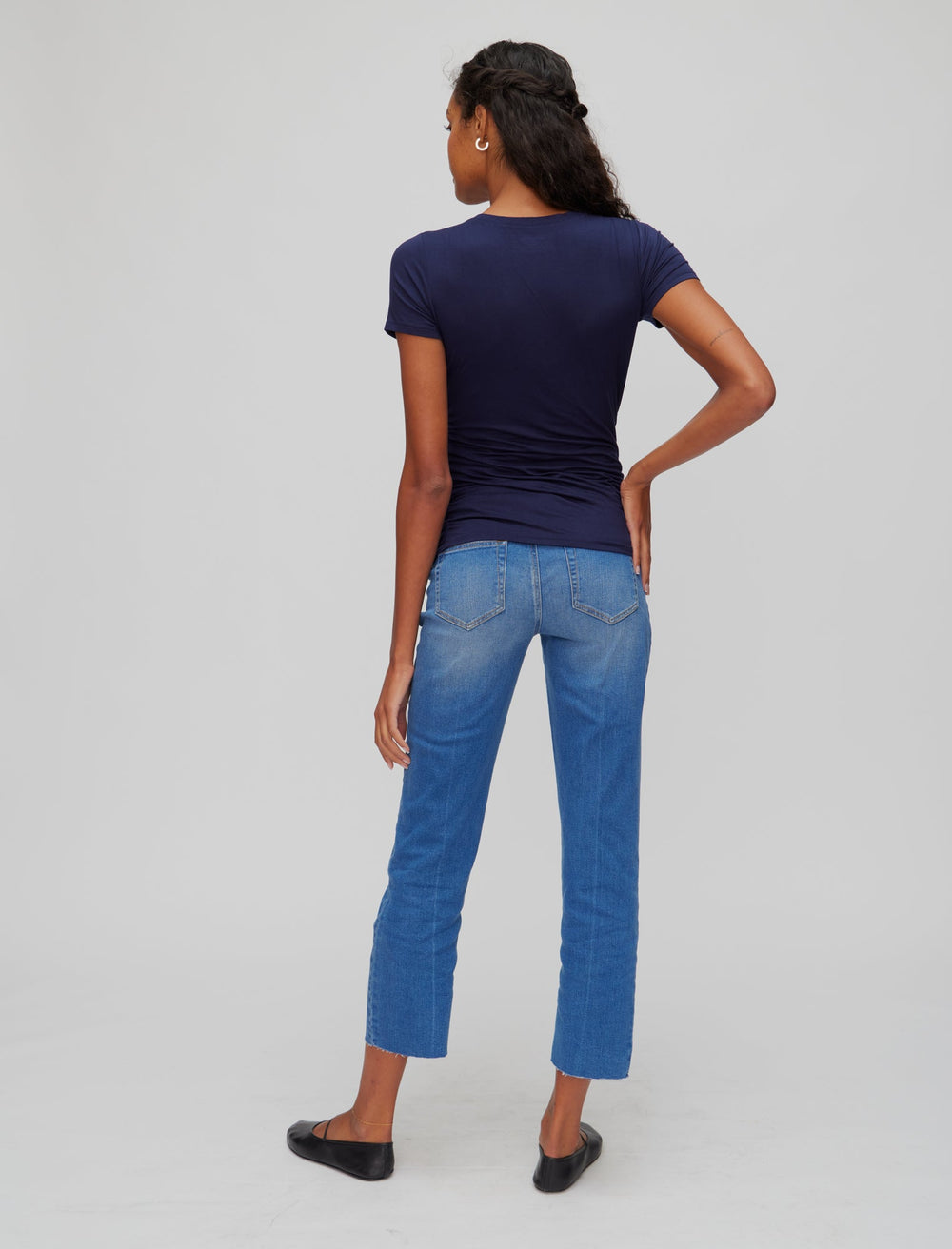 Frame Le Jeanne Secret Fit Belly Ripped Maternity Jeans