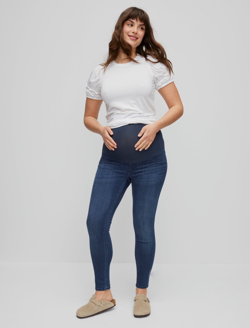 Maternity Time and Tru Jegging Full Panel (Available in Multiple Colors) 