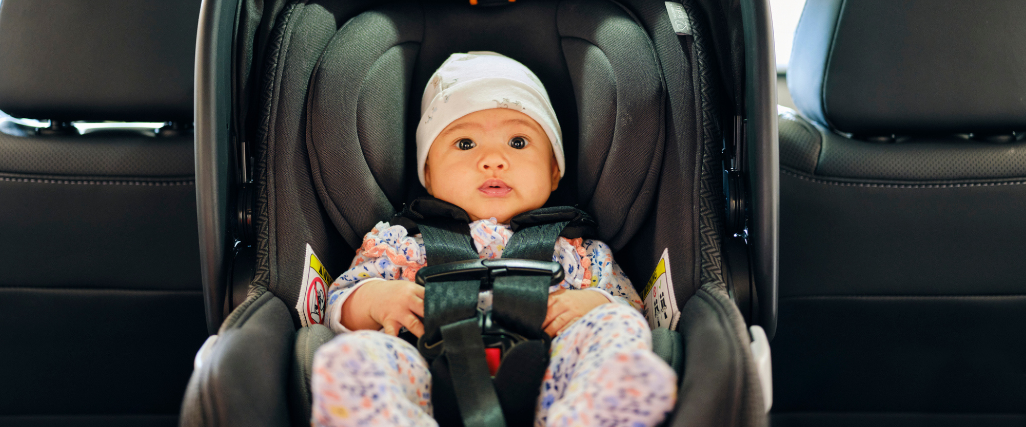 baby in a car seat