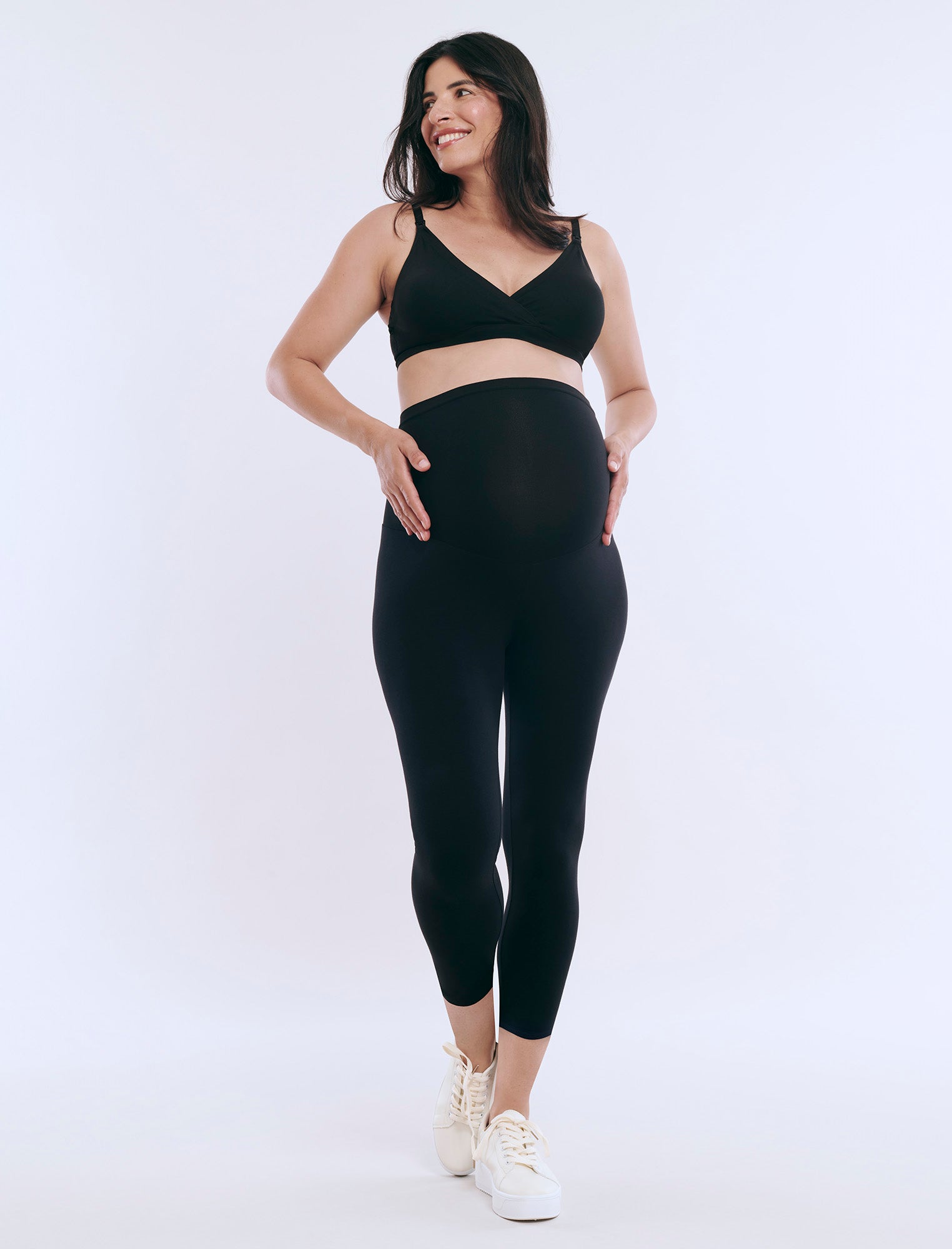 Essential Stretch Secret Fit Belly® Maternity Crop Leggings