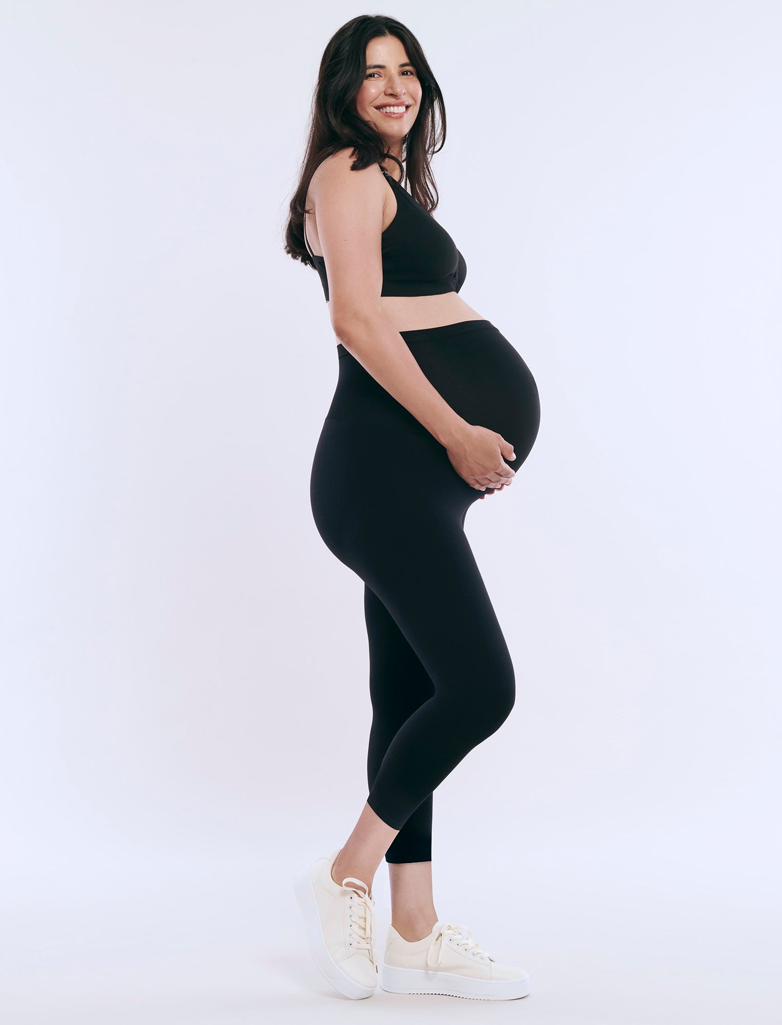 Essential Stretch Secret Fit Belly® Maternity Crop Leggings