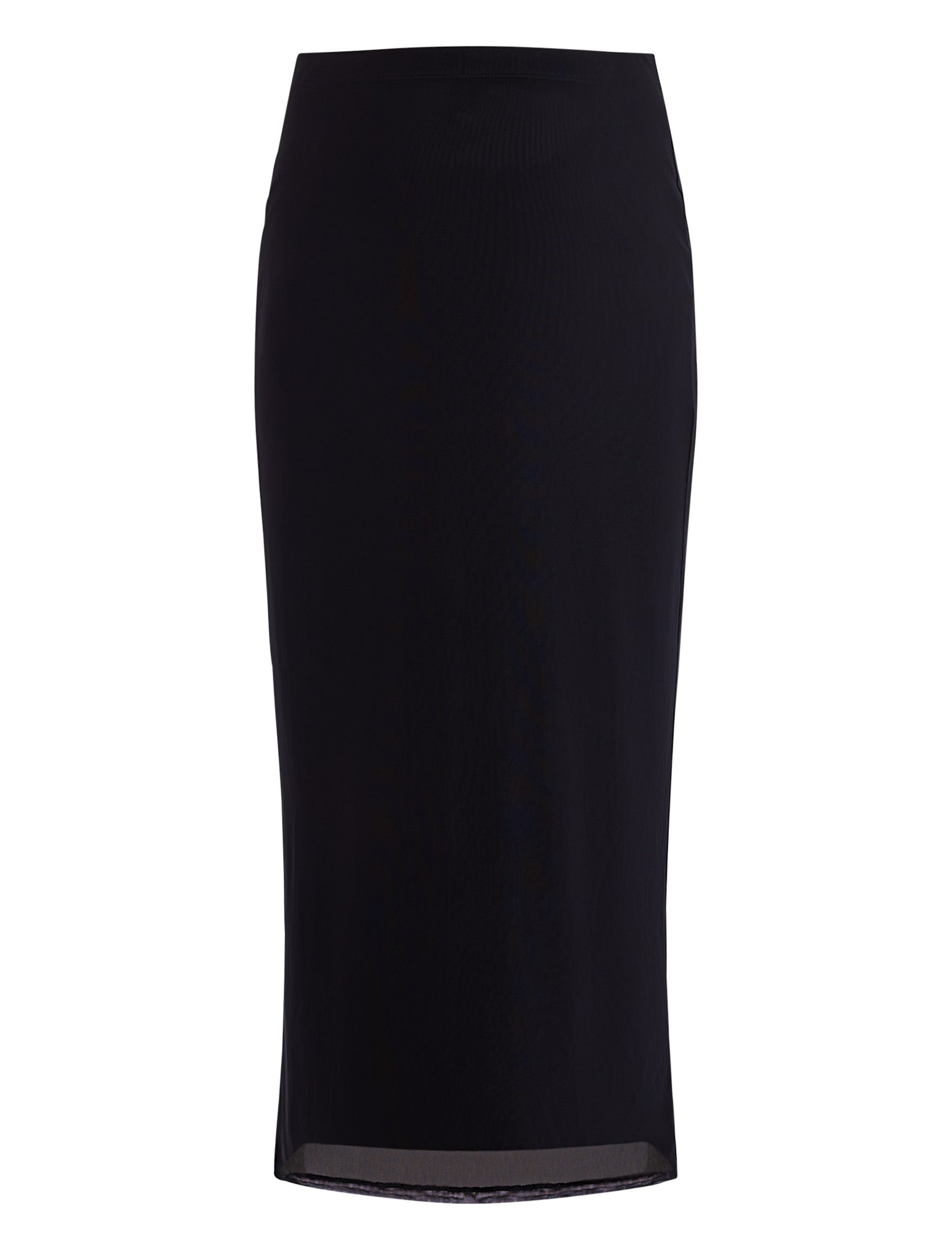 Bodycon Maxi Skirt in Mesh