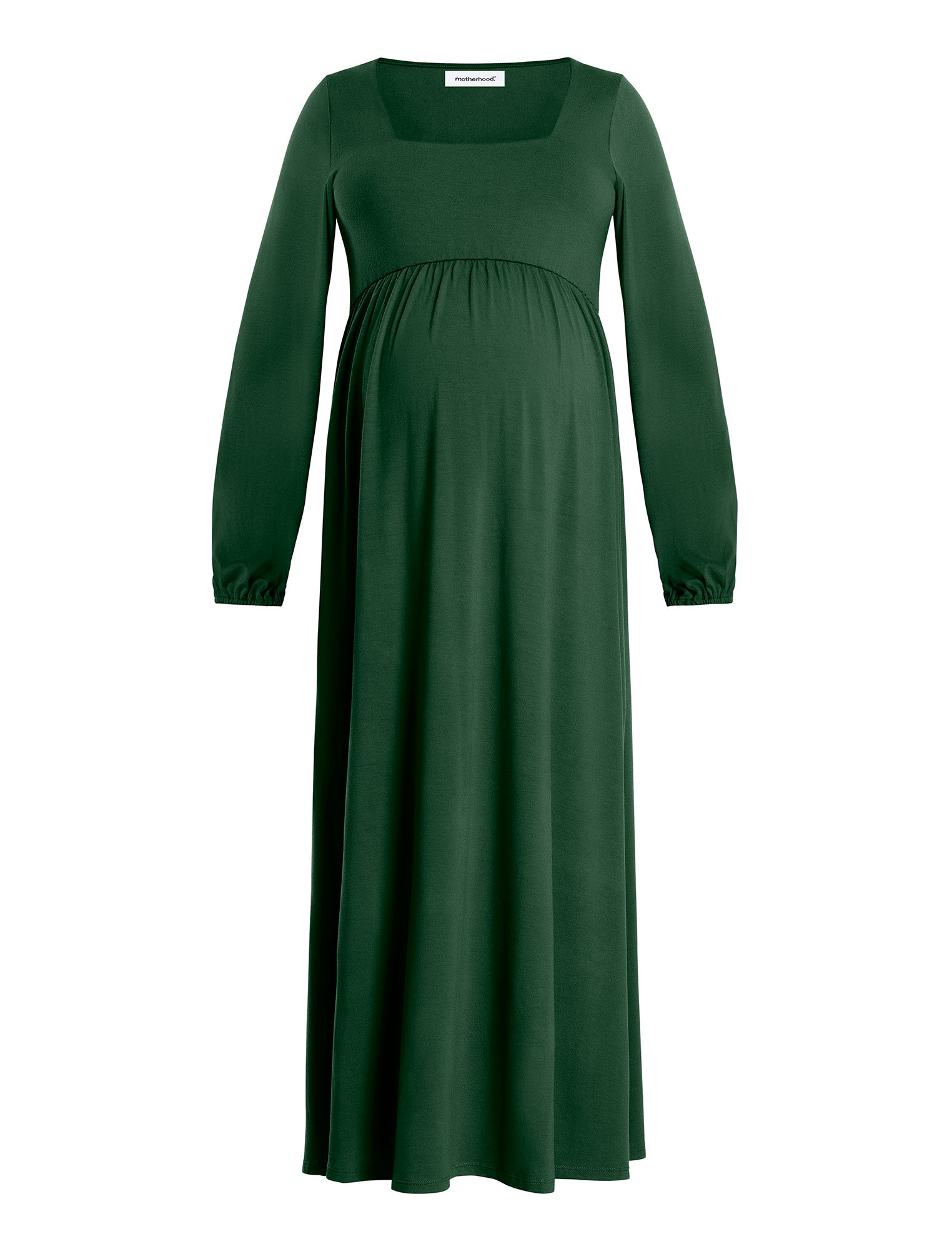 Long Sleeve Empire Waist Maxi Dress