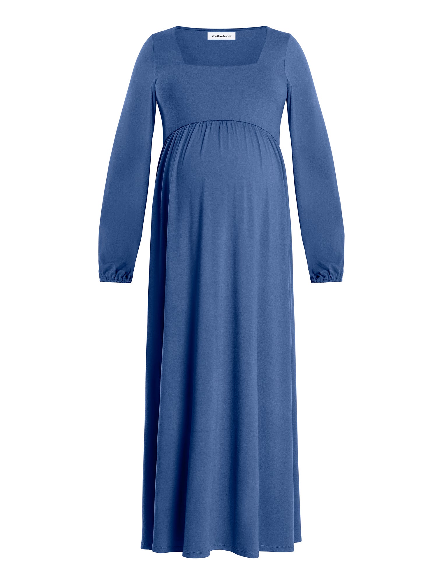 Long Sleeve Empire Waist Maxi Dress