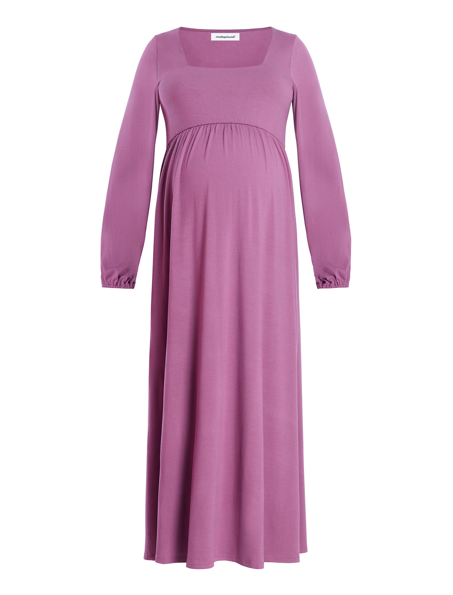 Long Sleeve Empire Waist Maxi Dress