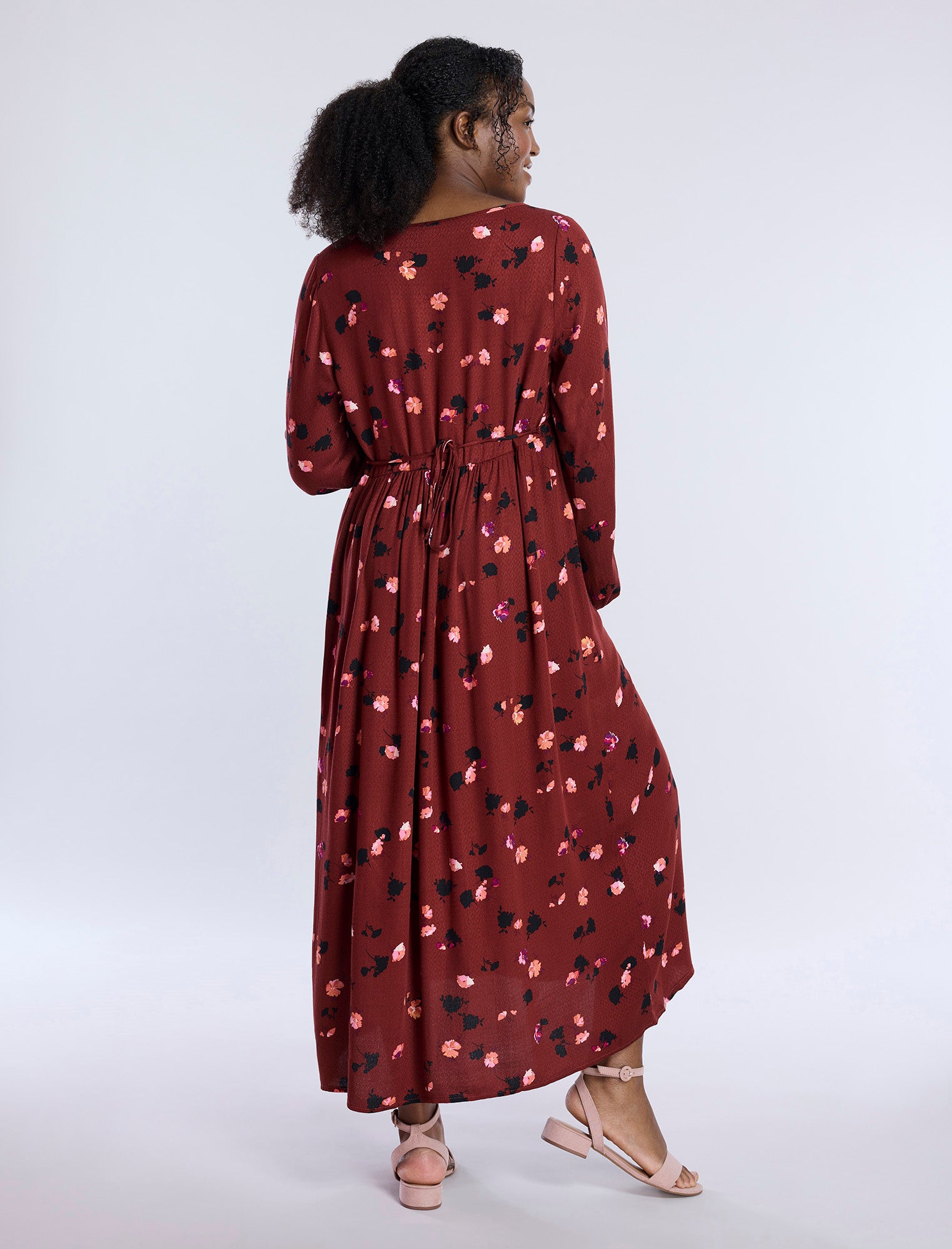 Button front midi tea dress best sale