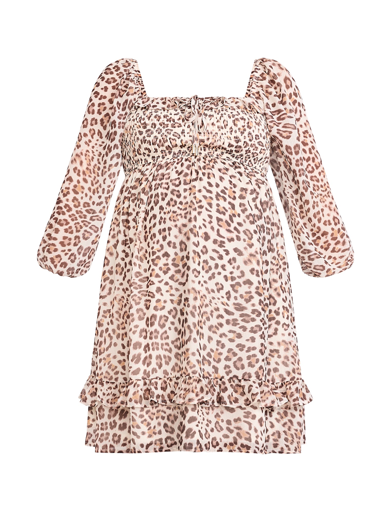 Smocked Baby Doll Mini Dress