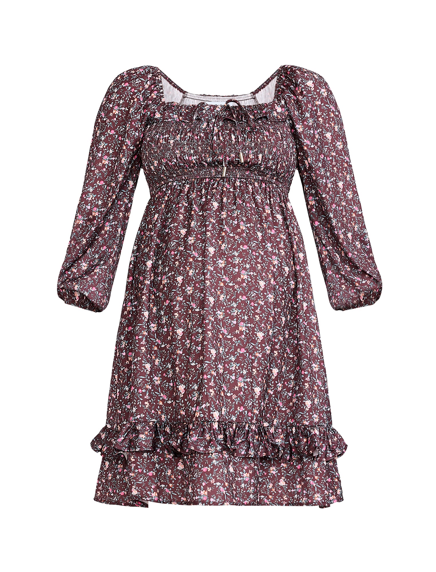 Smocked Baby Doll Mini Dress