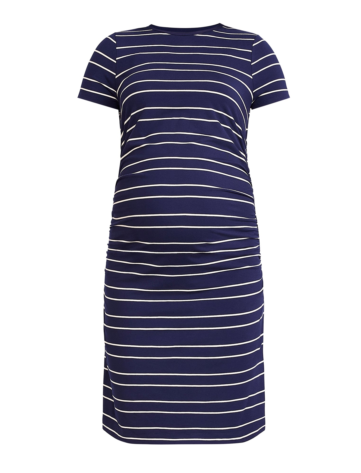 Maternity Ruched Bodycon Mini Dress