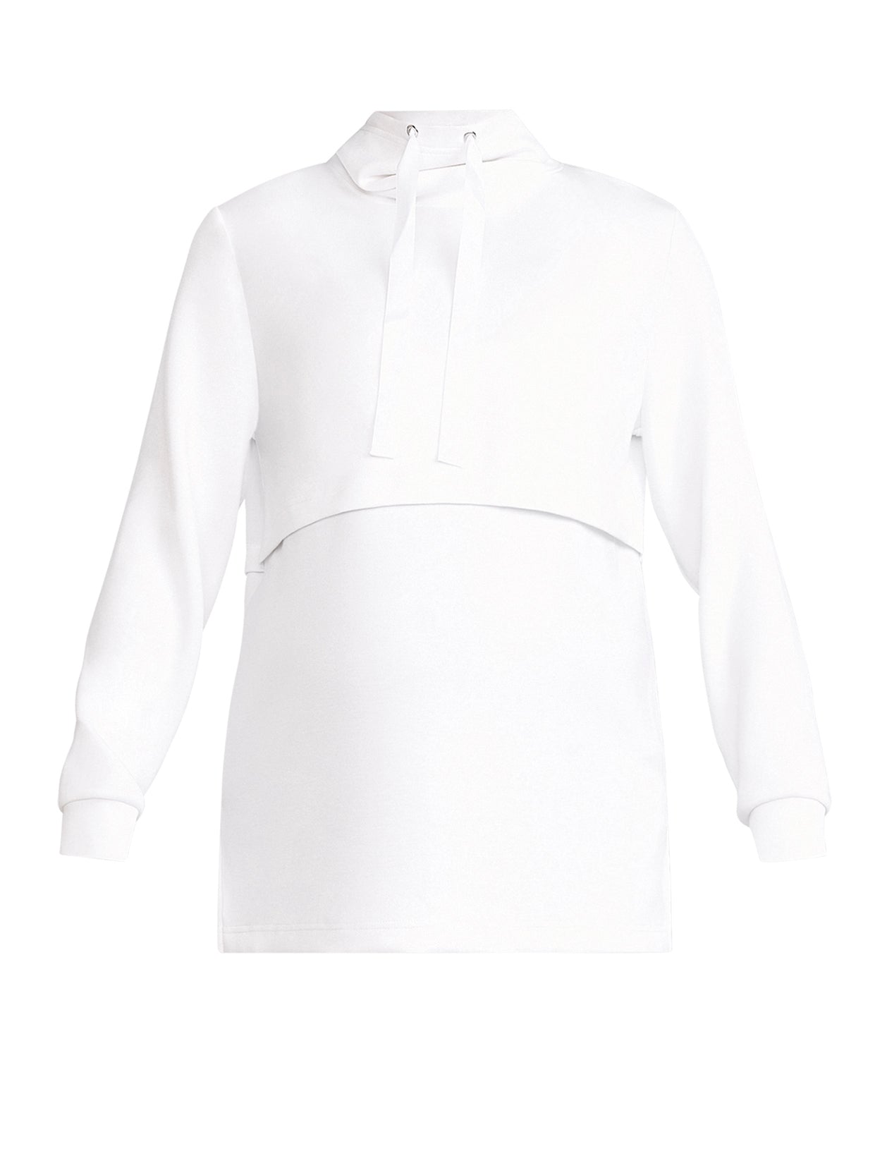 Funnel Neck Nursing Sweatshirt