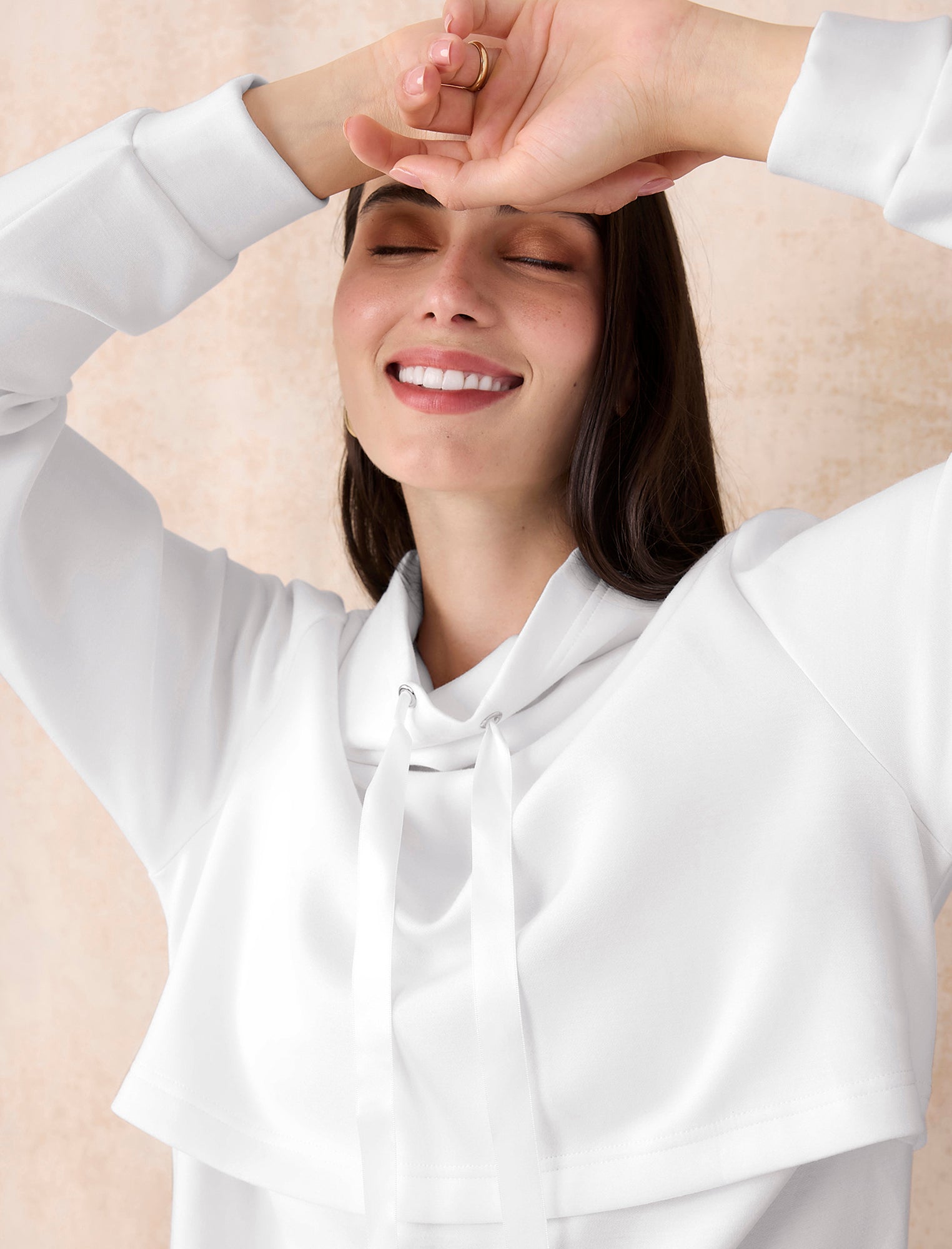 Funnel Neck Nursing Sweatshirt