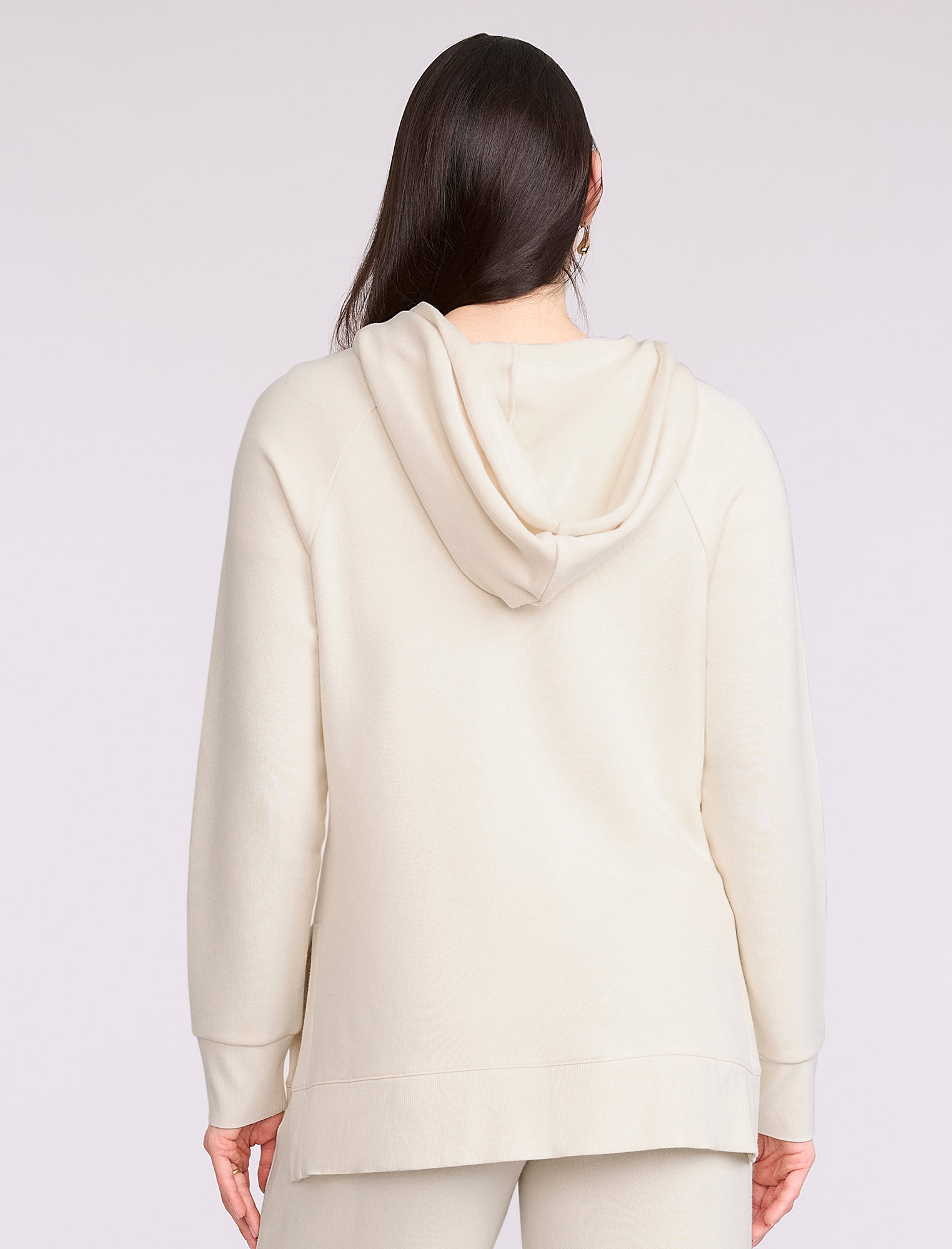 Maternity Tunic Hoodie with Side Slits