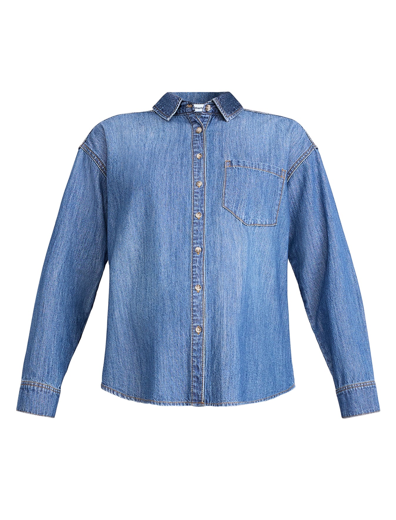 Denim Maternity Shirt
