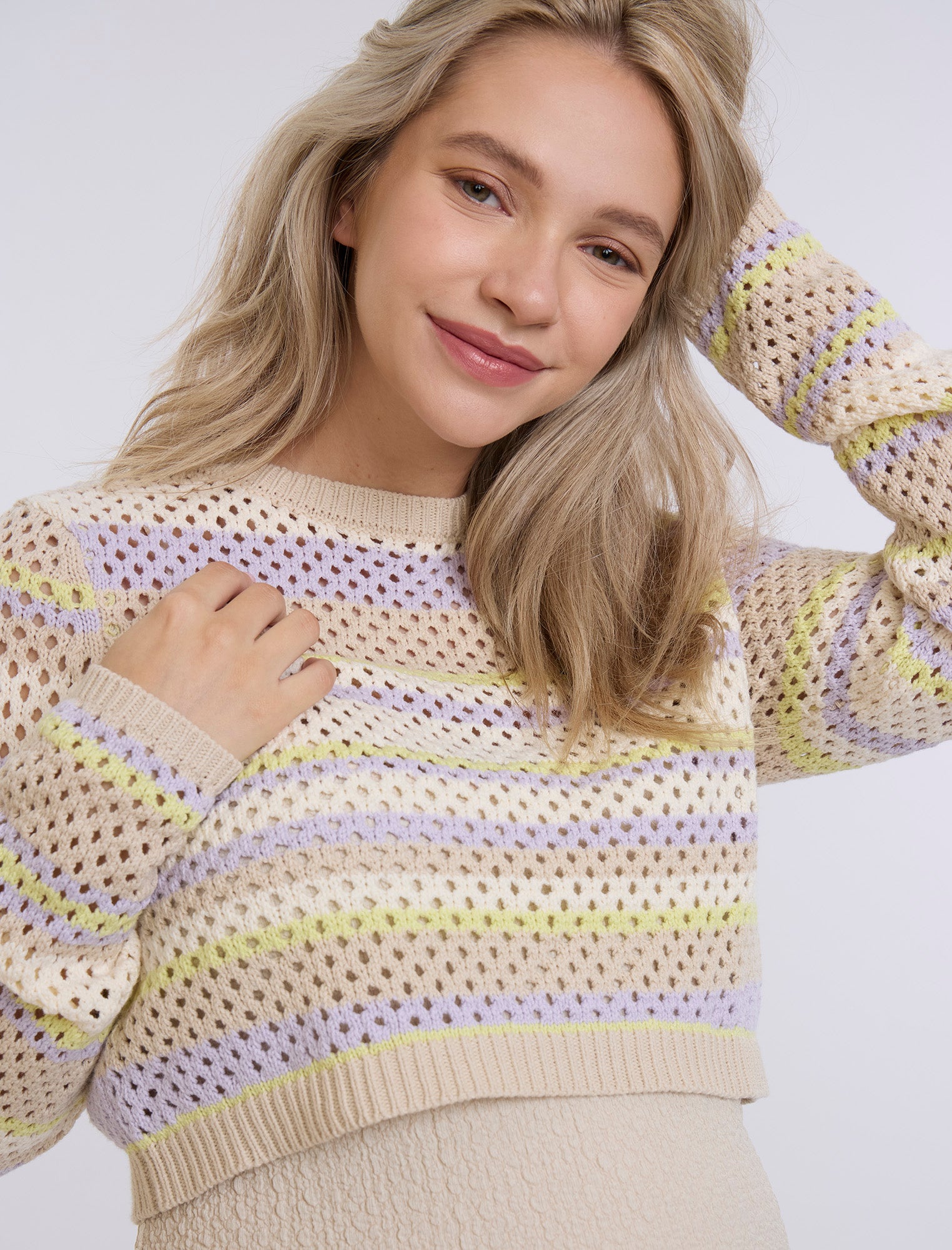 Textured Twofer Midi Dress