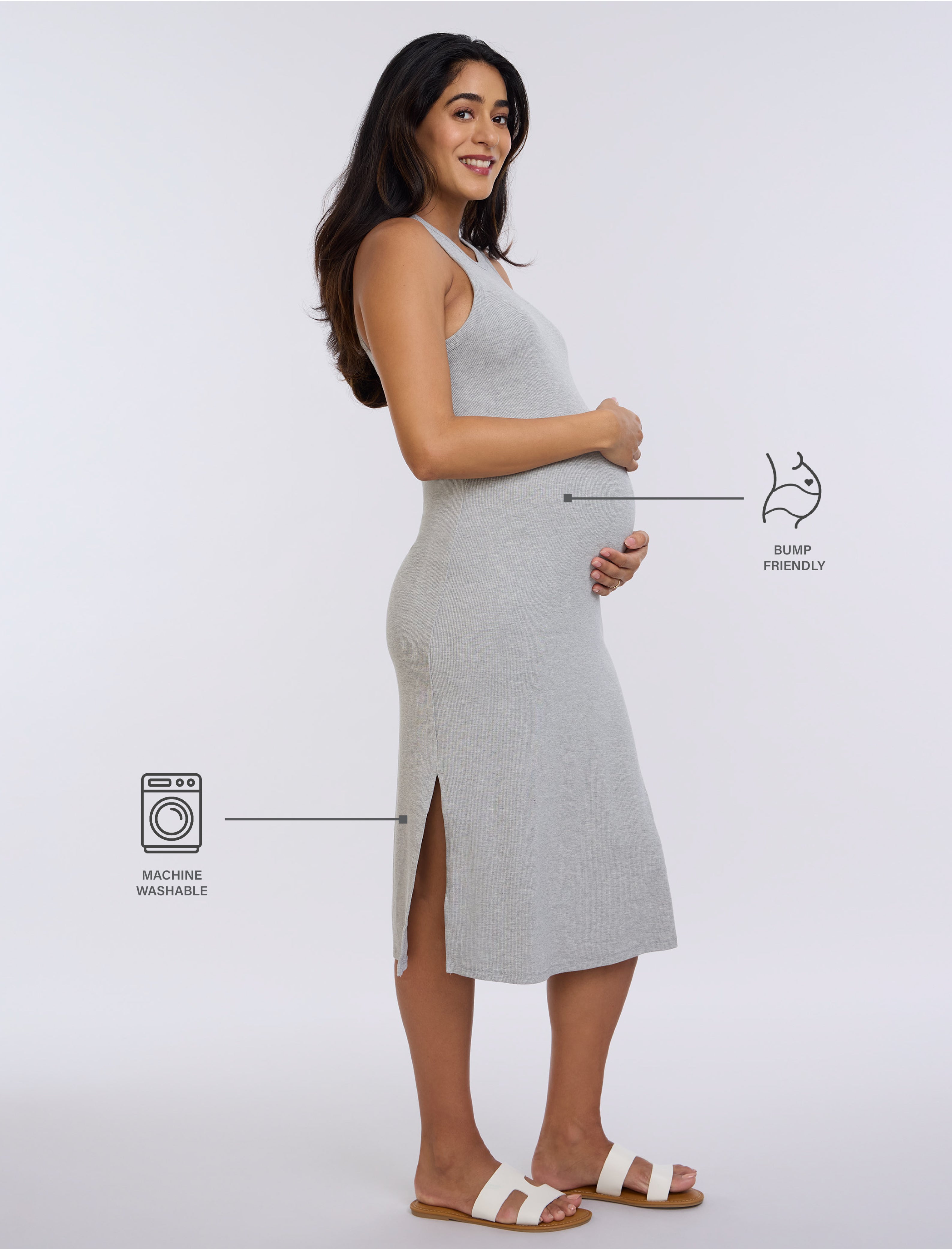 Racerback Tank Midi Dress