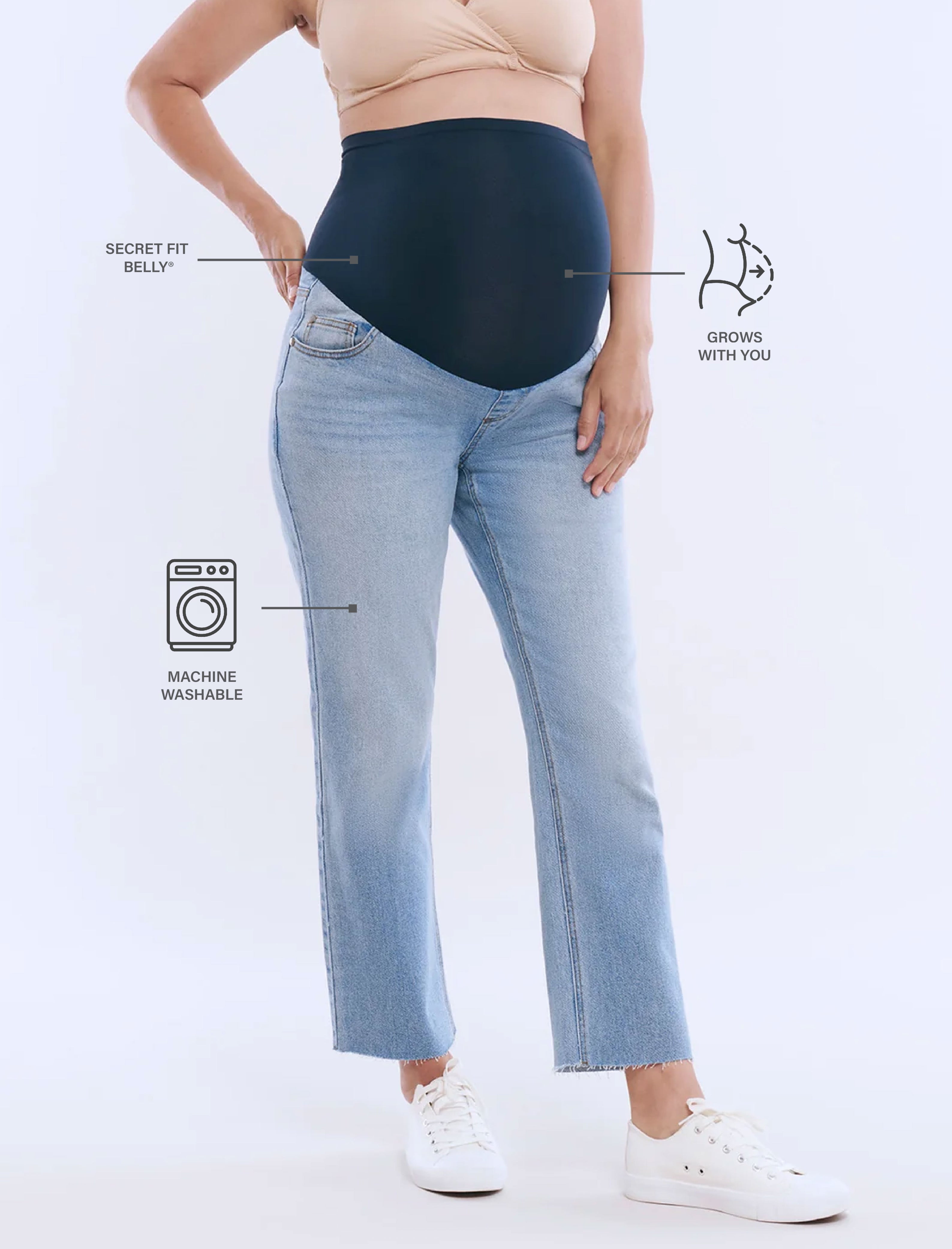 Secret Fit Belly® Slim Straight Leg Jean