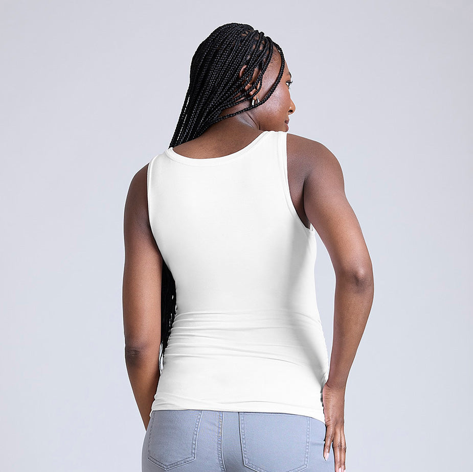 Side Ruched Maternity Tank Top