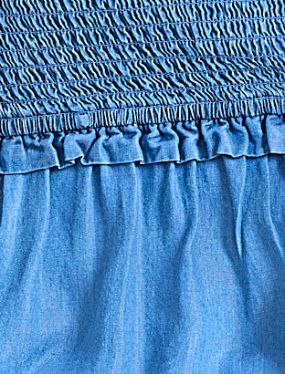 Ruffle Back Detail Top