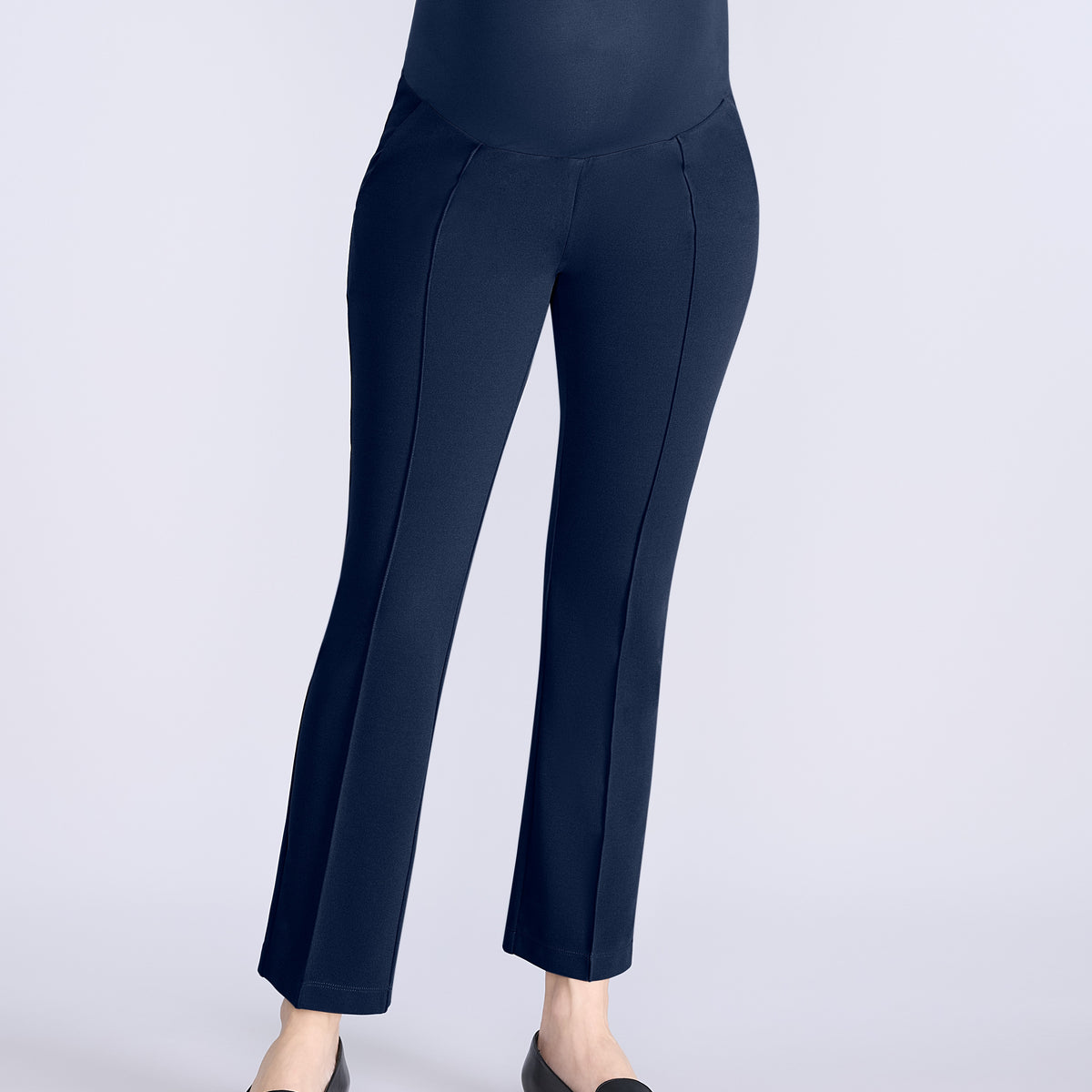 maternity dress pants Navy Secret Fit Belly® Modern Work Pant