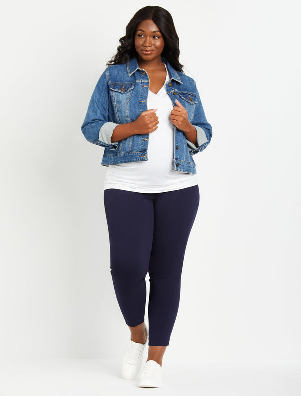 Plus Size The Maia Secret Fit Belly Rayon Skinny Leg Maternity
